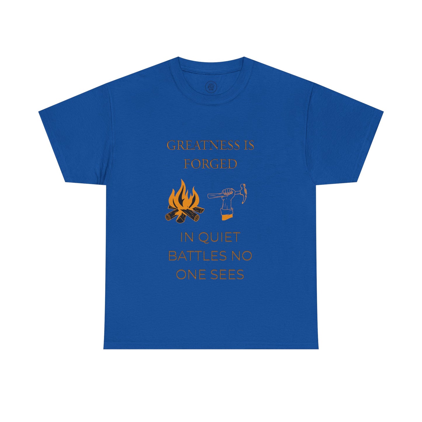 "Quiet Battles" – Strength Through Stillness Graphic T-Shirt