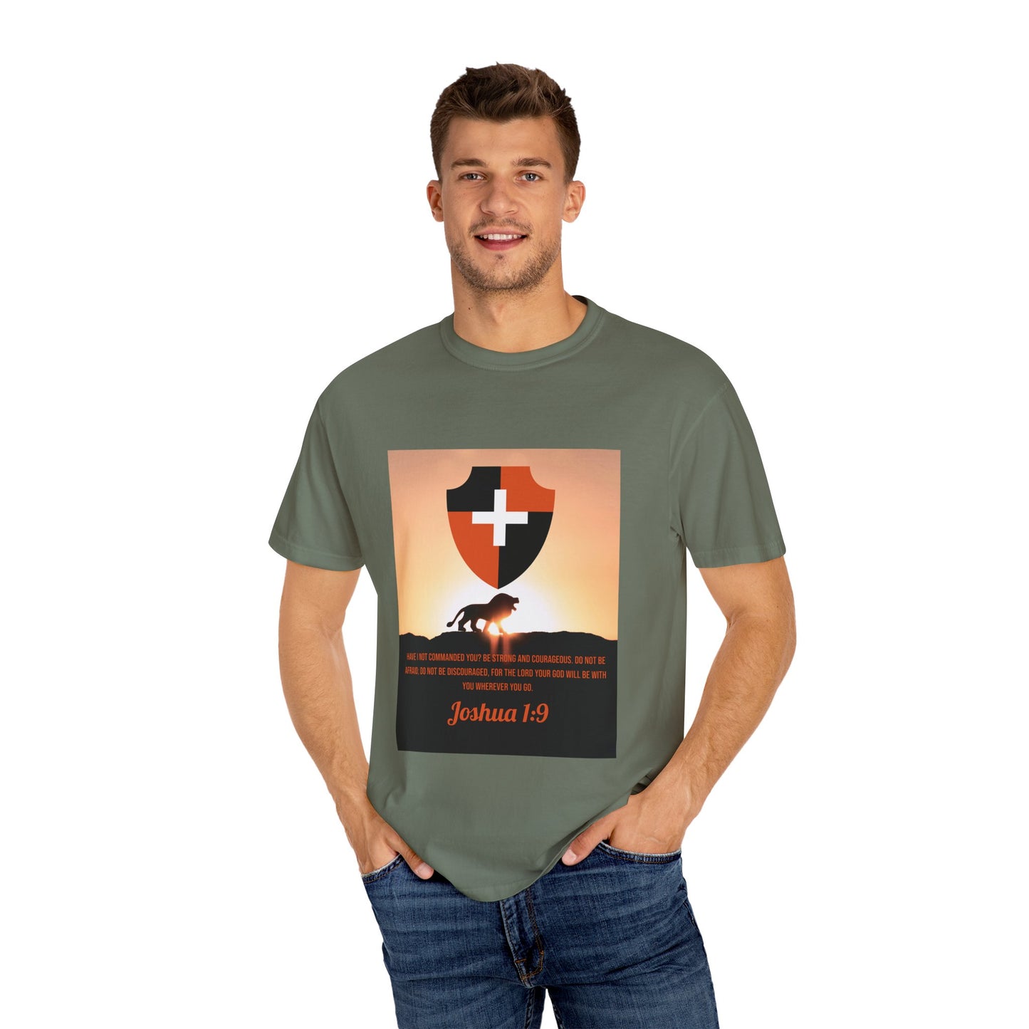 "Be Strong and Courageous" Joshua 1:9 Graphic Tee