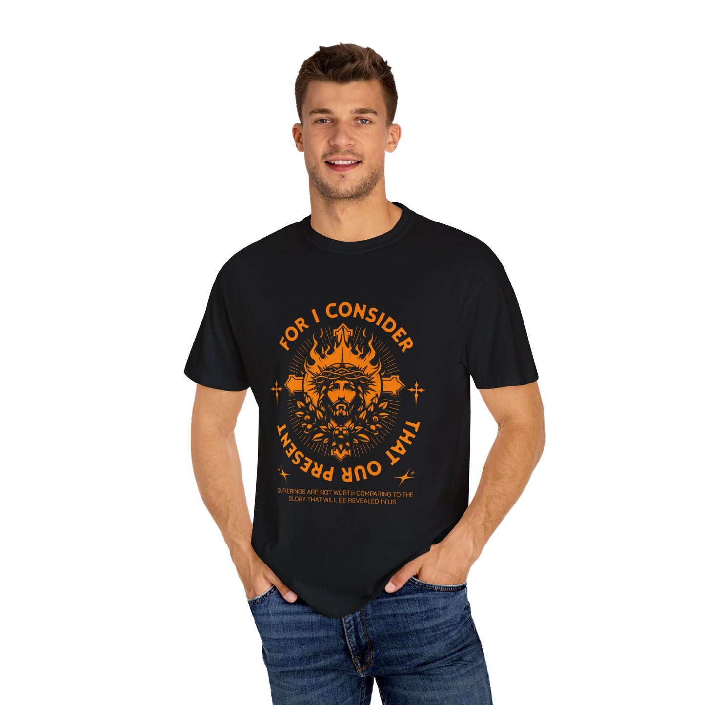 Comfort Colors "Glory Revealed" – Romans 8:18 Graphic T-Shirt