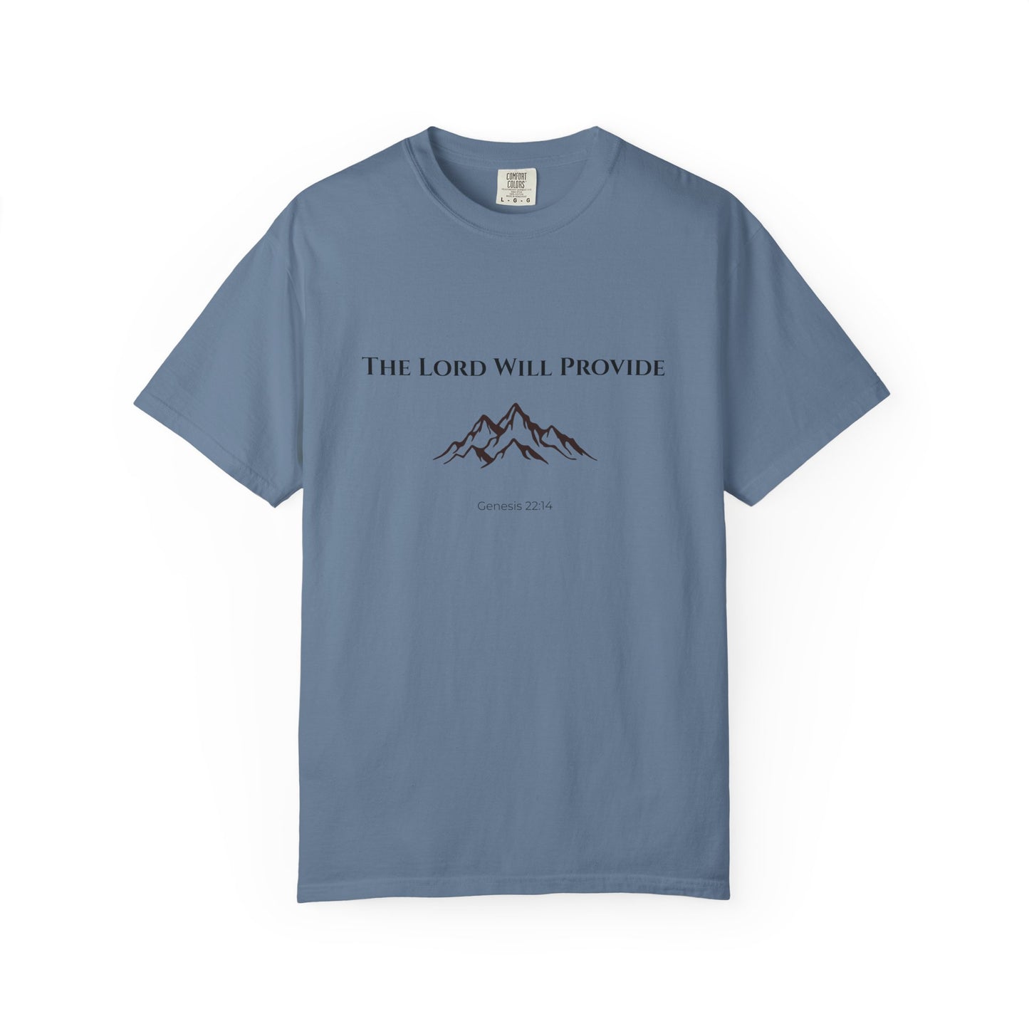 Comfort Colors "The Lord Will Provide" – Genesis 22:14 Graphic T-Shirt