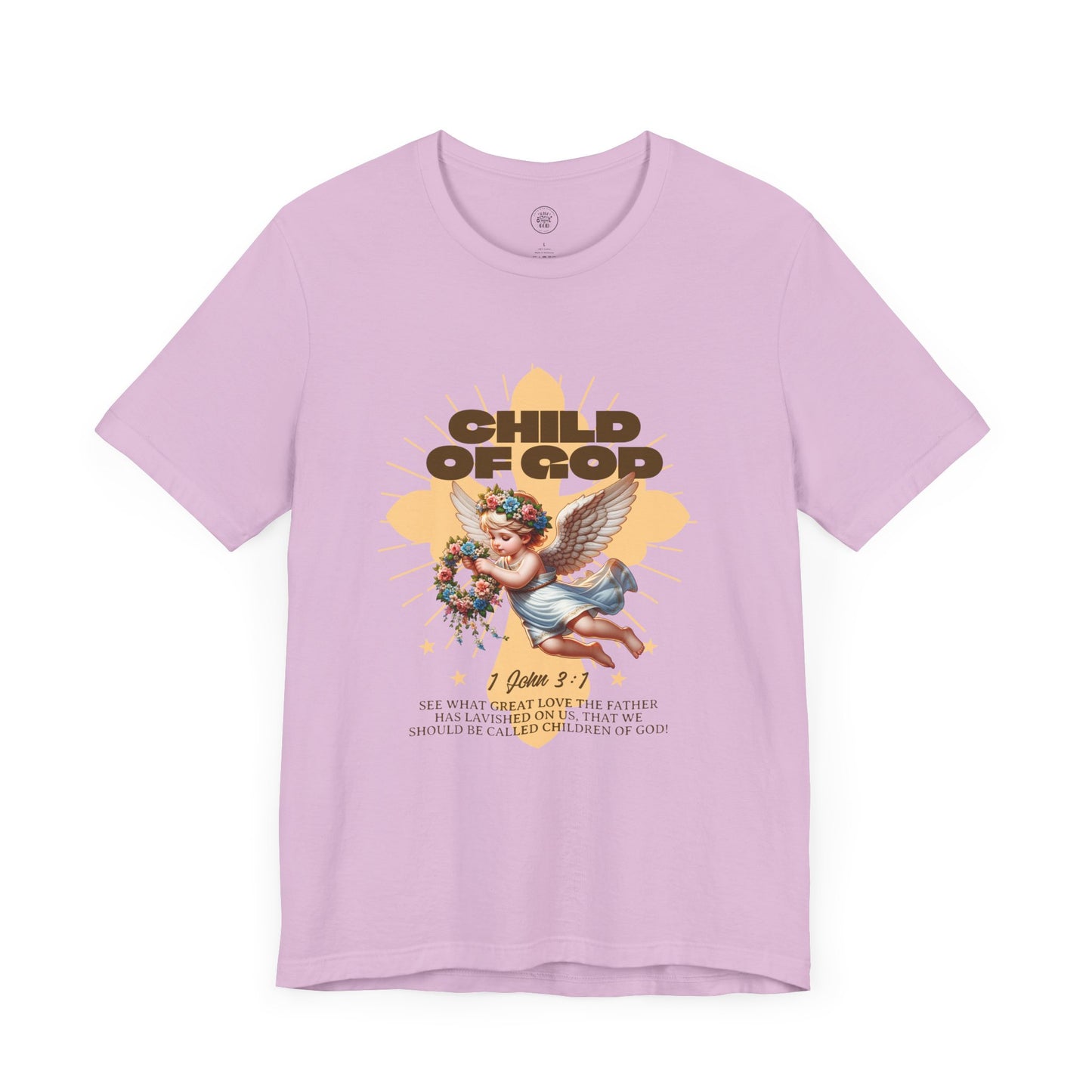 Bella Canvas 3001 "Child of God" 1 John 3:1 Graphic Tee
