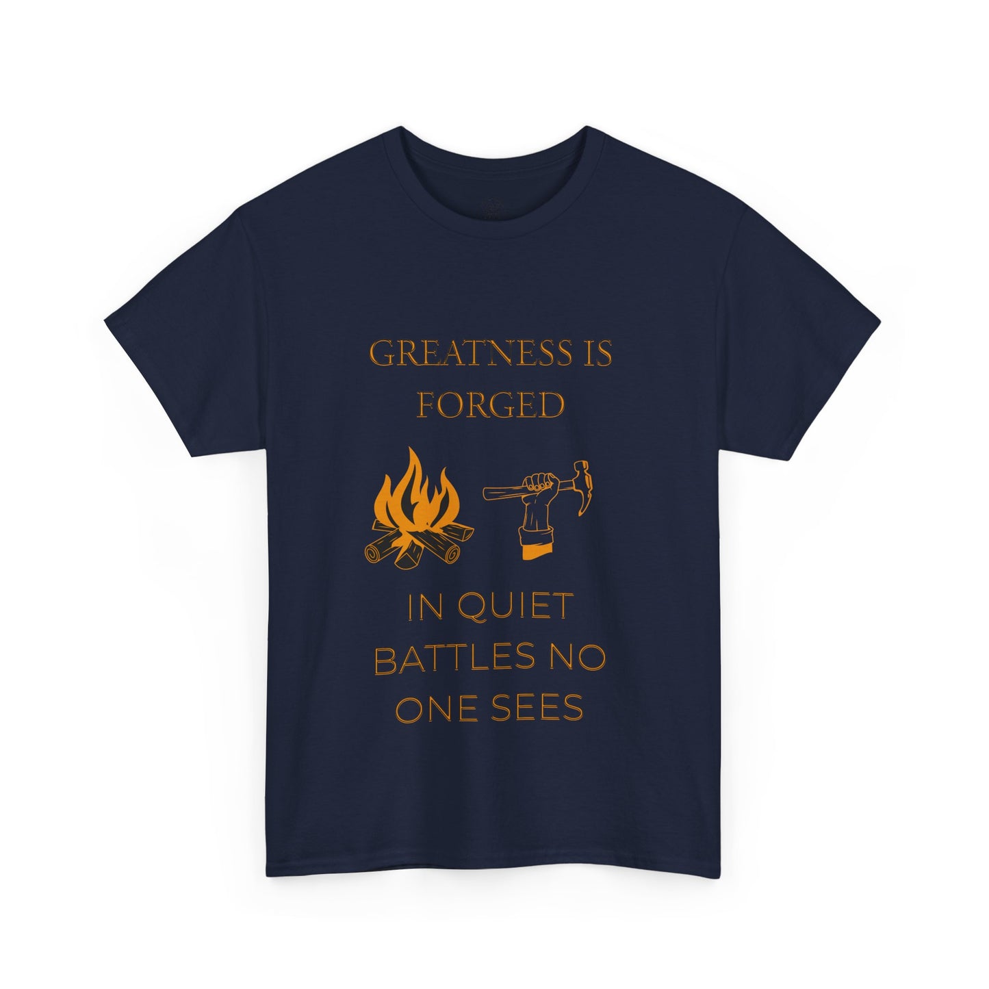 "Quiet Battles" – Strength Through Stillness Graphic T-Shirt