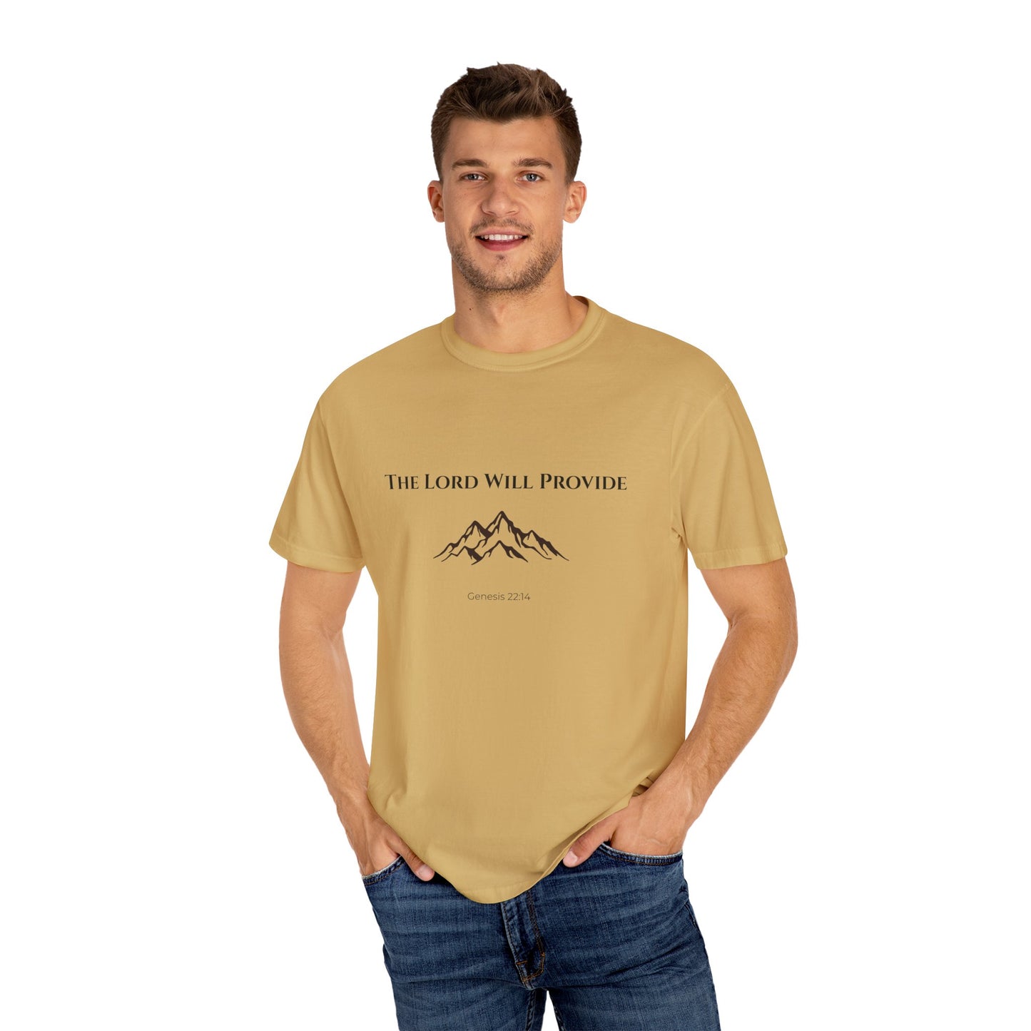 Comfort Colors "The Lord Will Provide" – Genesis 22:14 Graphic T-Shirt