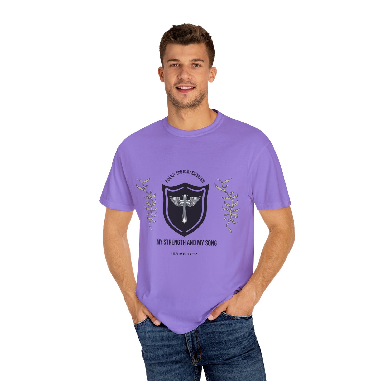 Isaiah 12:2- 'The Lord God is My Strength' Graphic T-Shirt