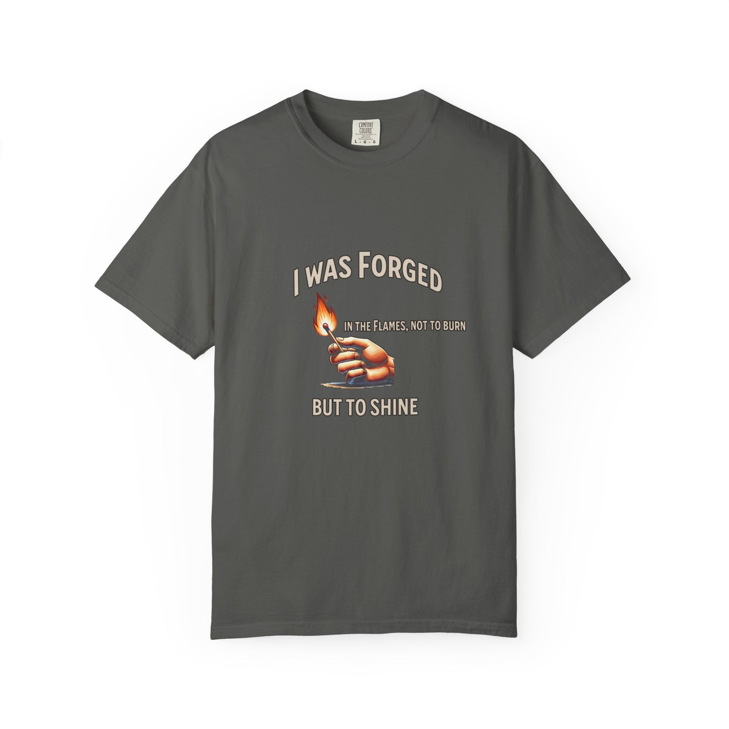 "Forged to Shine" – Fire-Tested Faith T-Shirt