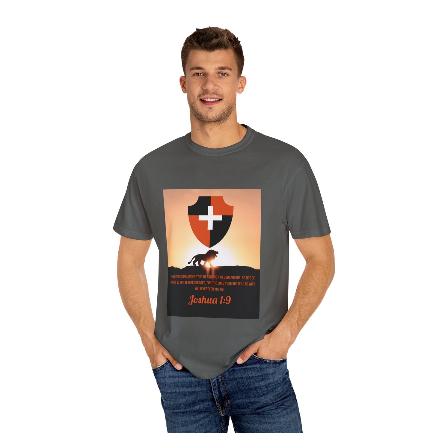 "Be Strong and Courageous" Joshua 1:9 Graphic Tee