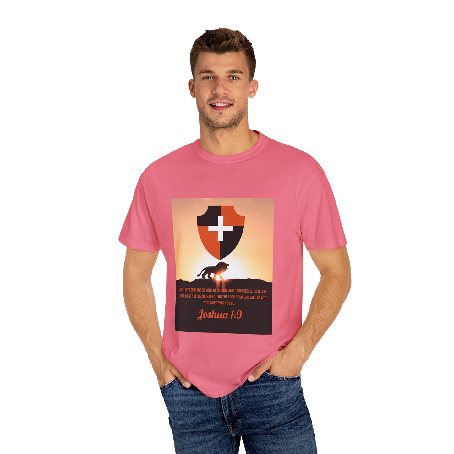 "Be Strong and Courageous" Joshua 1:9 Graphic Tee