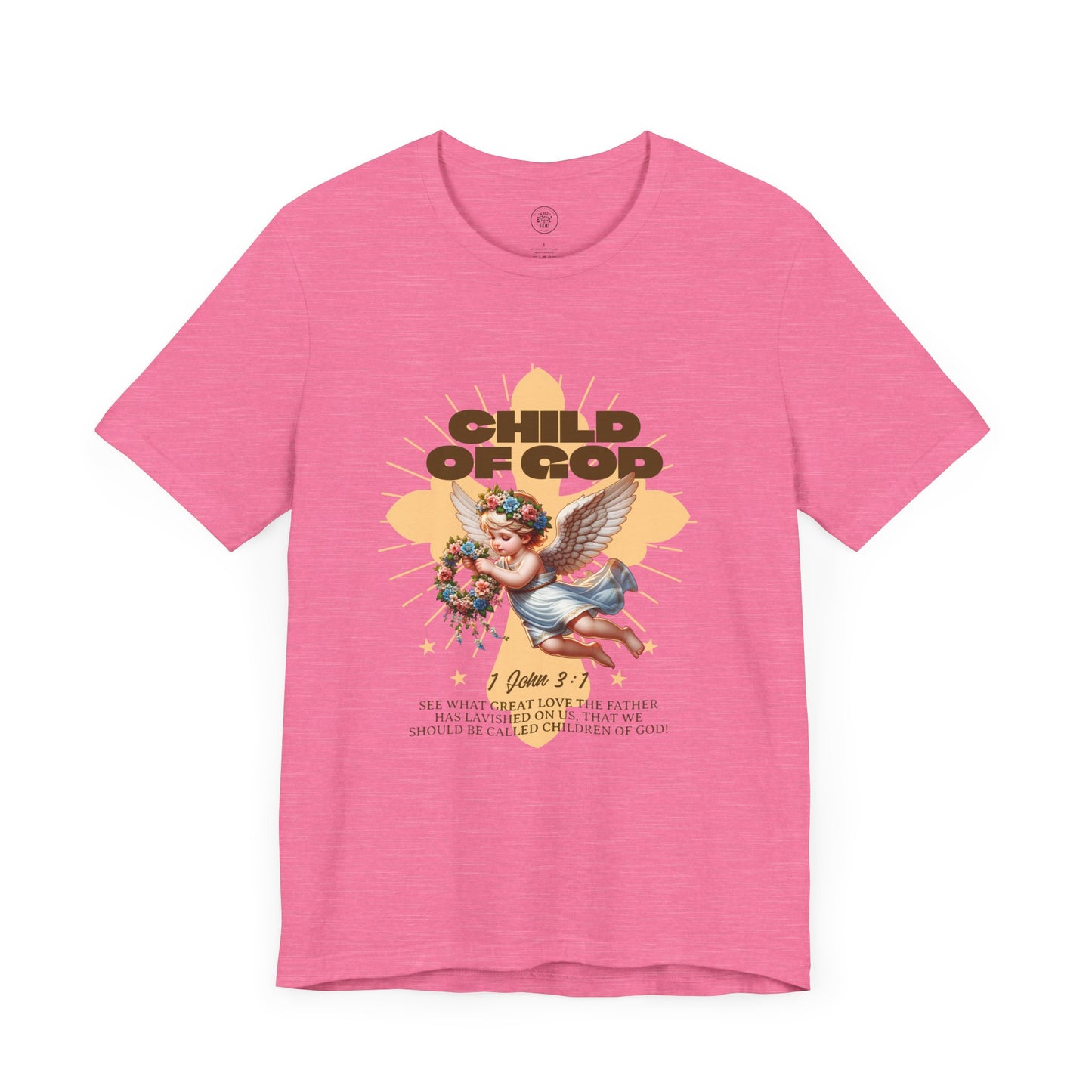 Bella Canvas 3001 "Child of God" 1 John 3:1 Graphic Tee