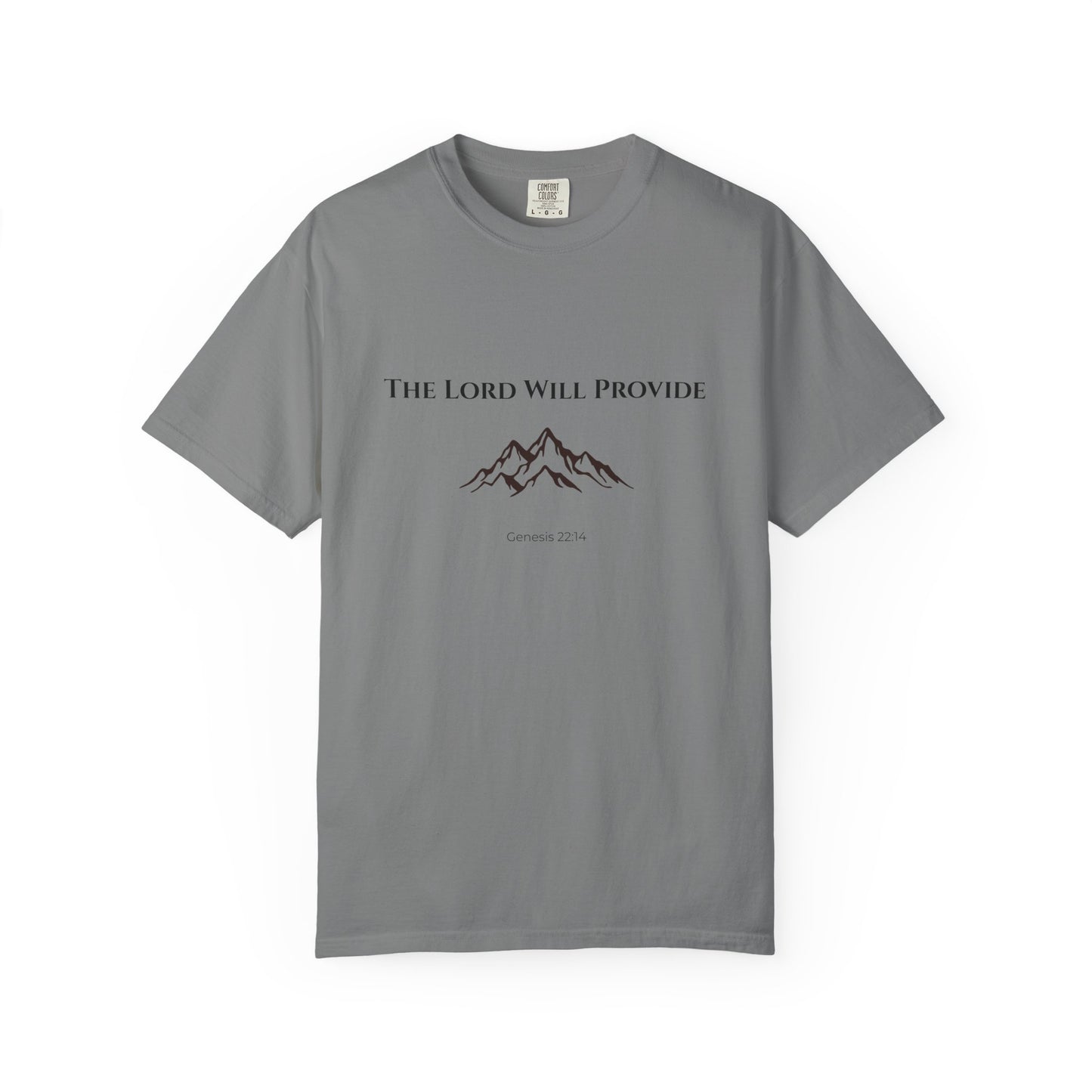 Comfort Colors "The Lord Will Provide" – Genesis 22:14 Graphic T-Shirt