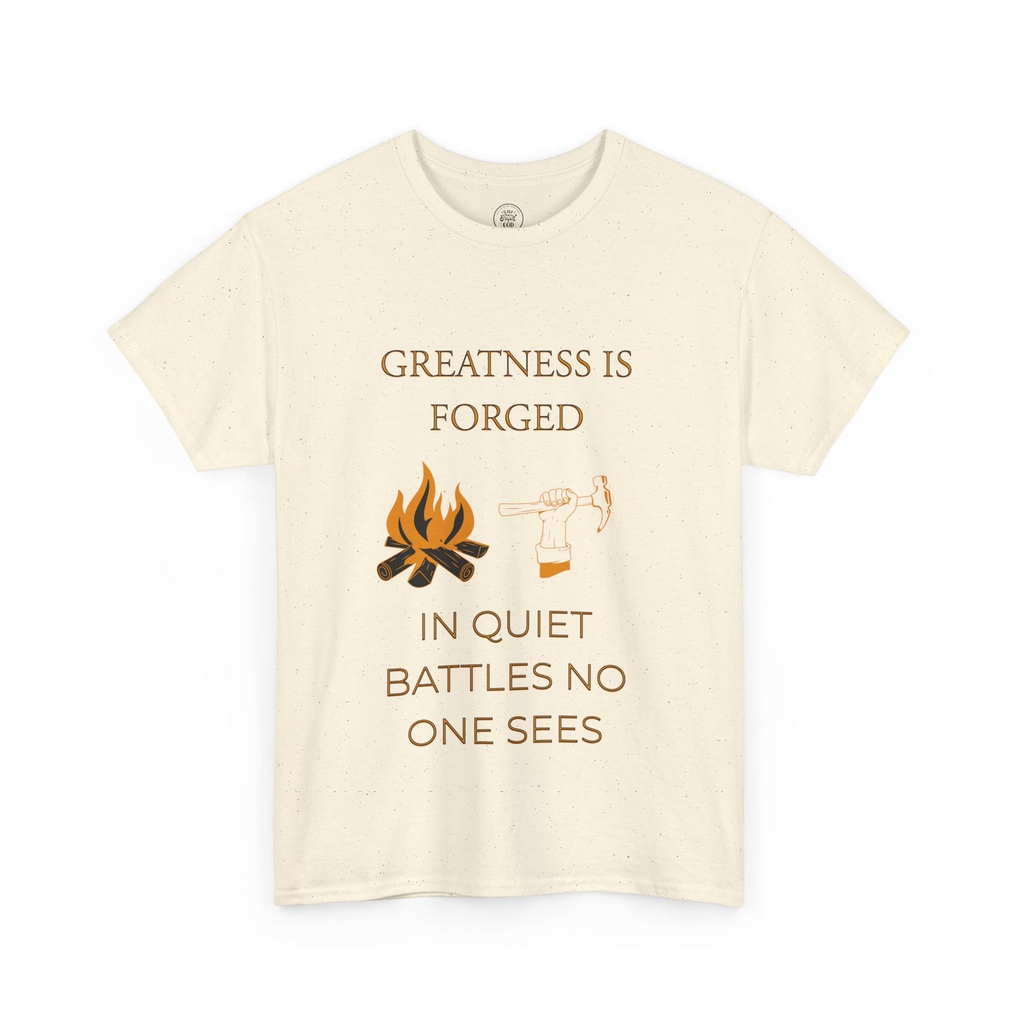 "Quiet Battles" – Strength Through Stillness Graphic T-Shirt
