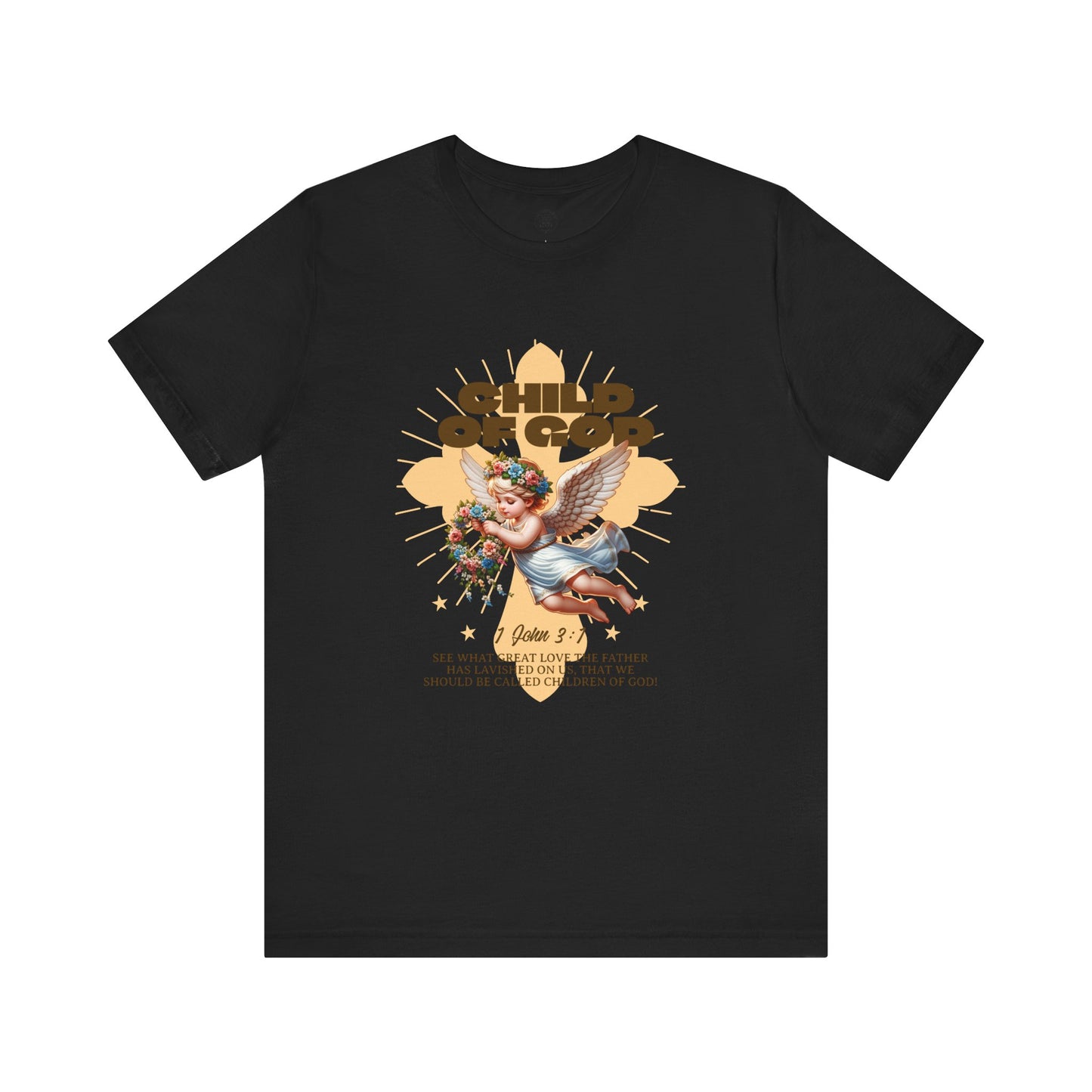 Bella Canvas 3001 "Child of God" 1 John 3:1 Graphic Tee