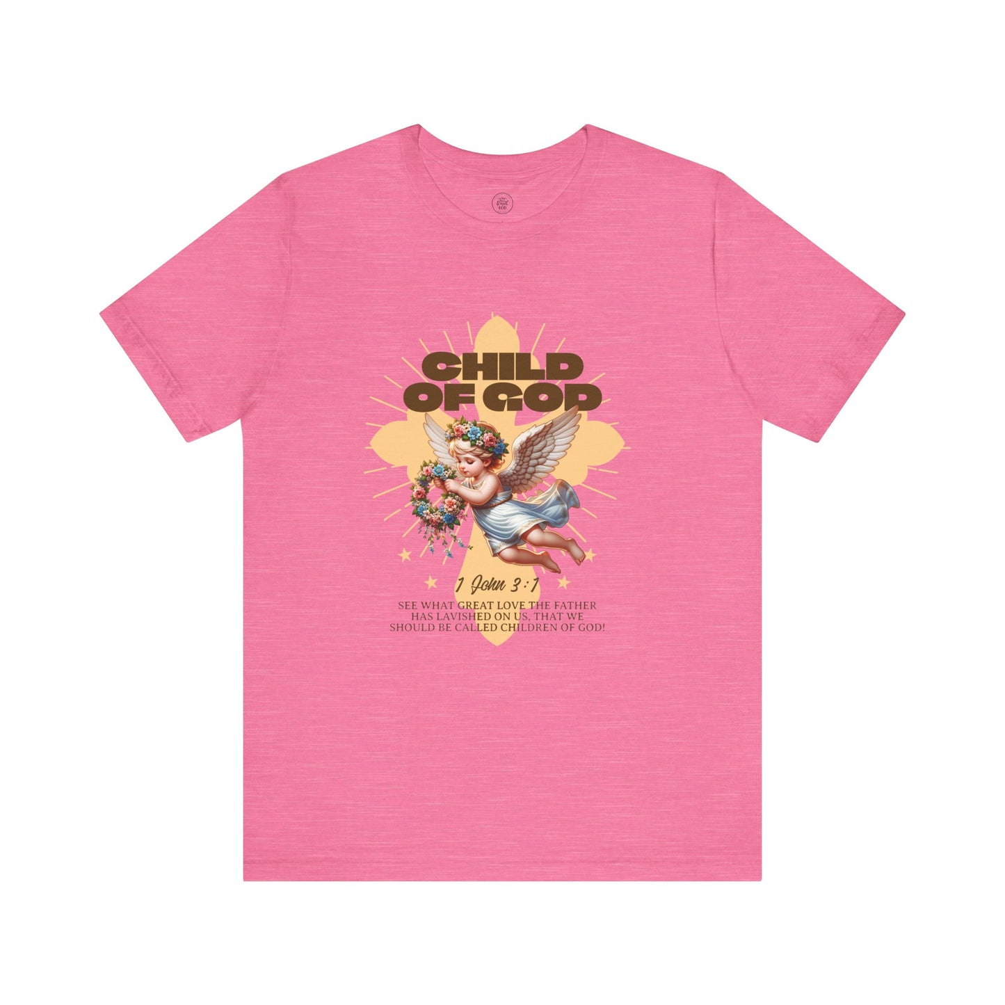 Bella Canvas 3001 "Child of God" 1 John 3:1 Graphic Tee