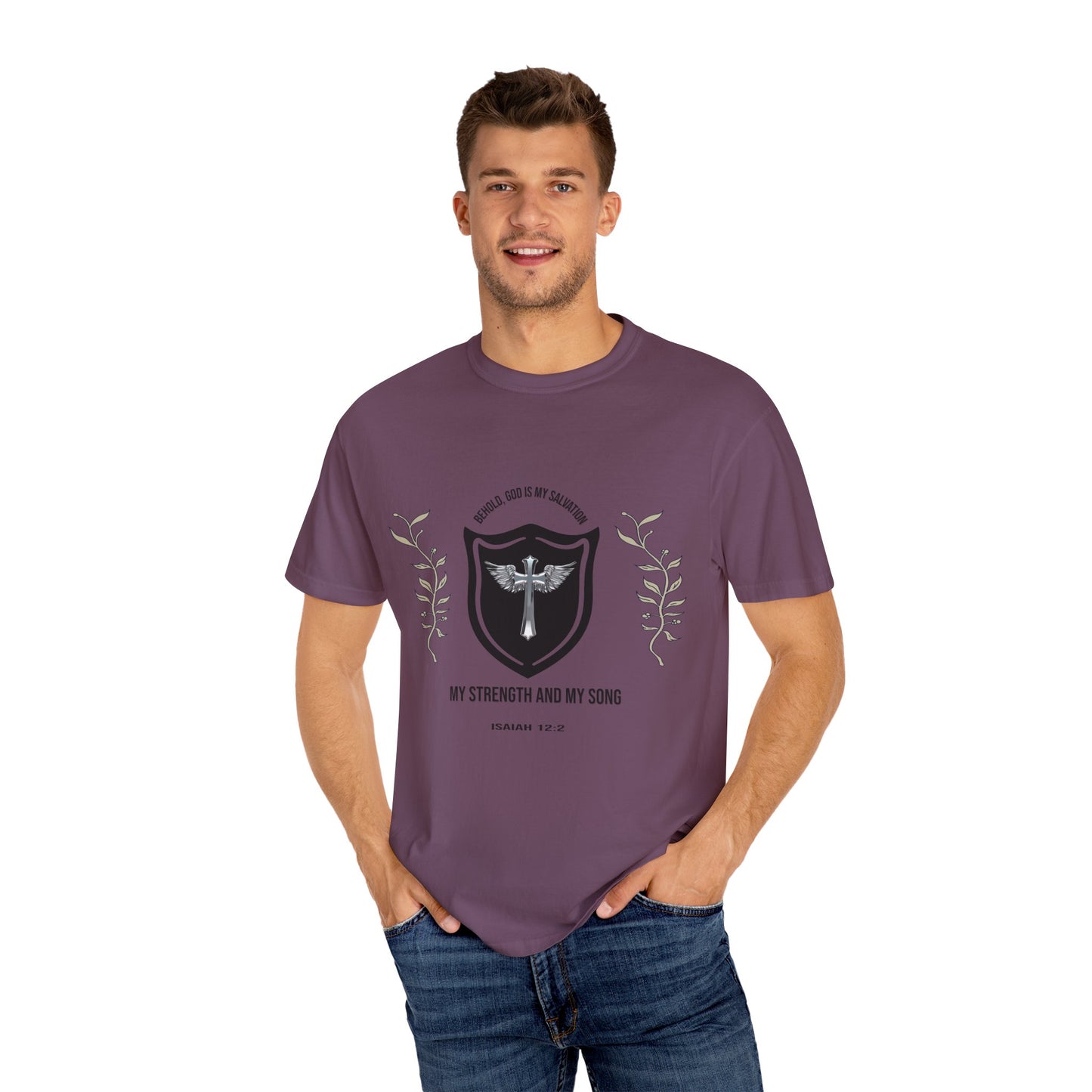 Isaiah 12:2- 'The Lord God is My Strength' Graphic T-Shirt