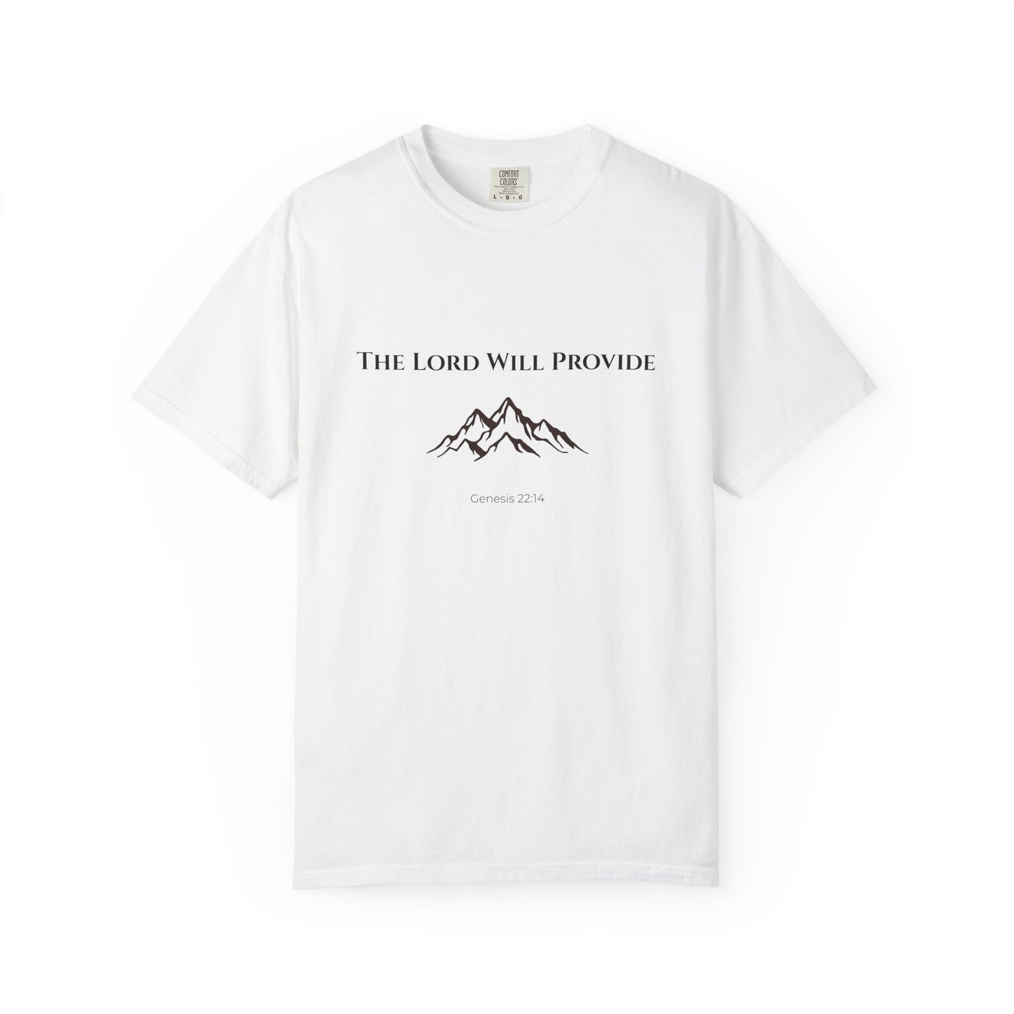 Comfort Colors "The Lord Will Provide" – Genesis 22:14 Graphic T-Shirt
