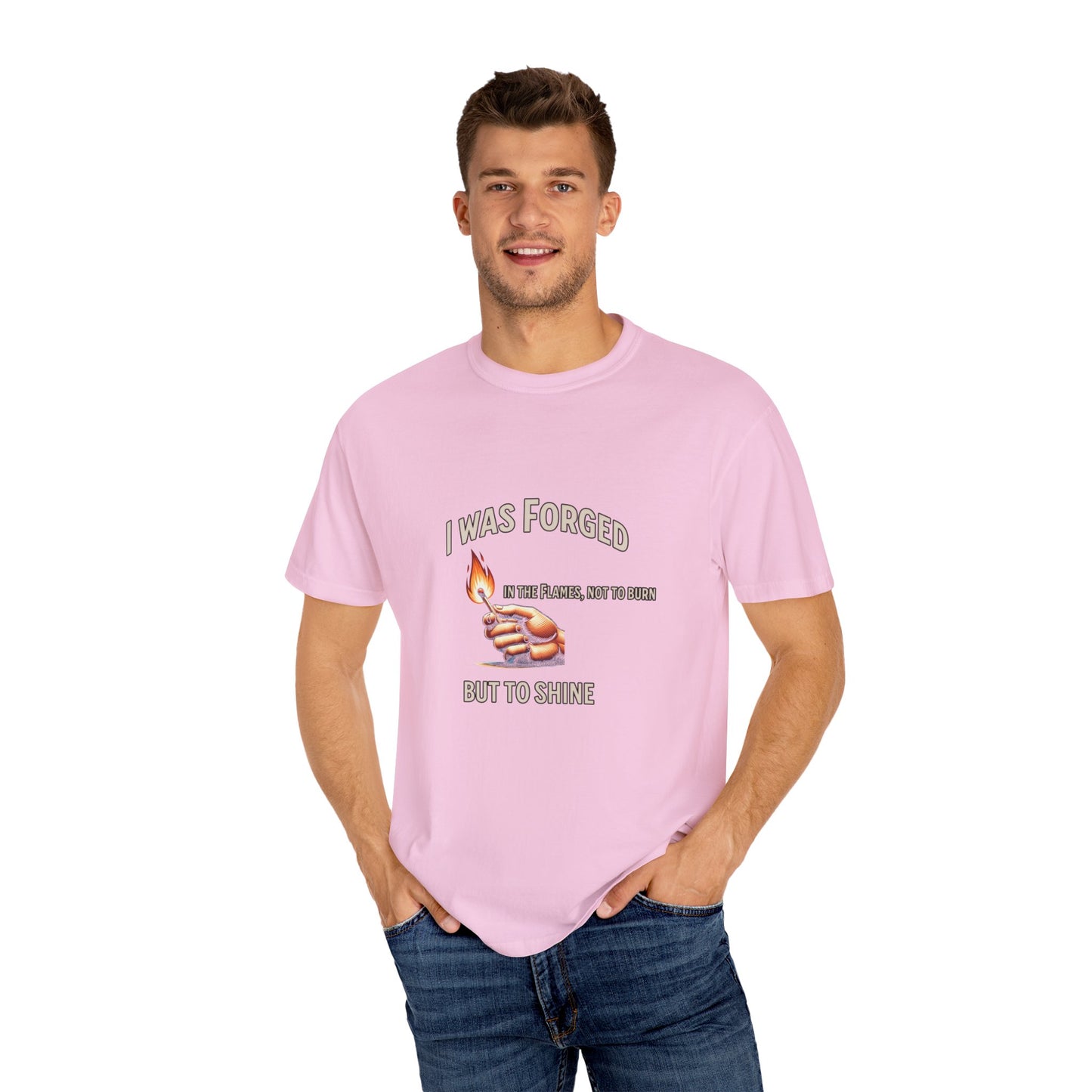 "Forged to Shine" – Fire-Tested Faith T-Shirt