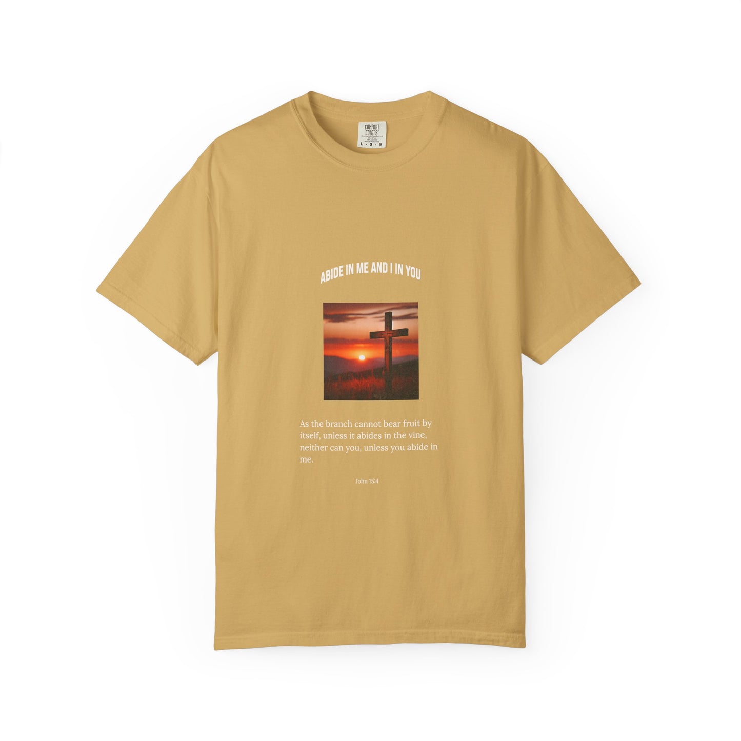 "Abide in Me" – John 15:4 Faith Tee