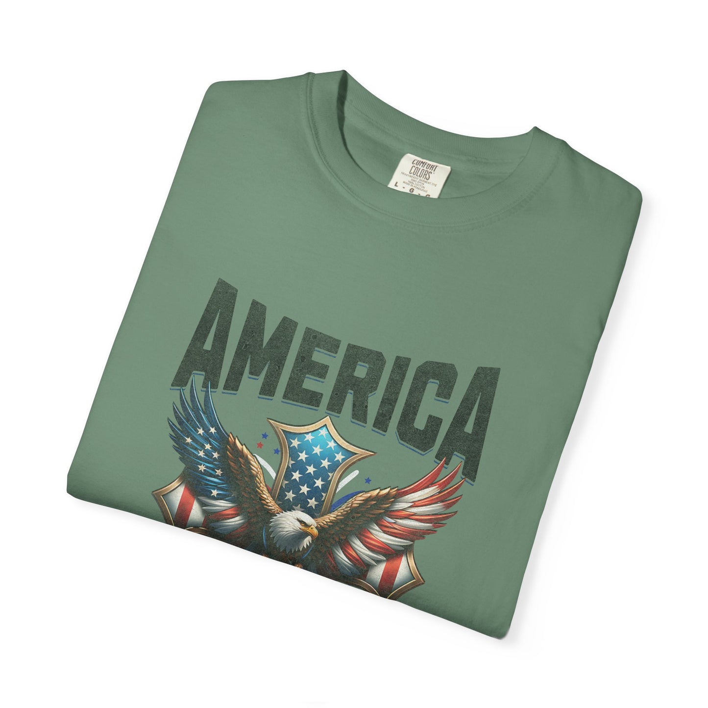 Comfort Colors "Free Indeed" – 4th of July Freedom in Christ Tee (John 8:36)