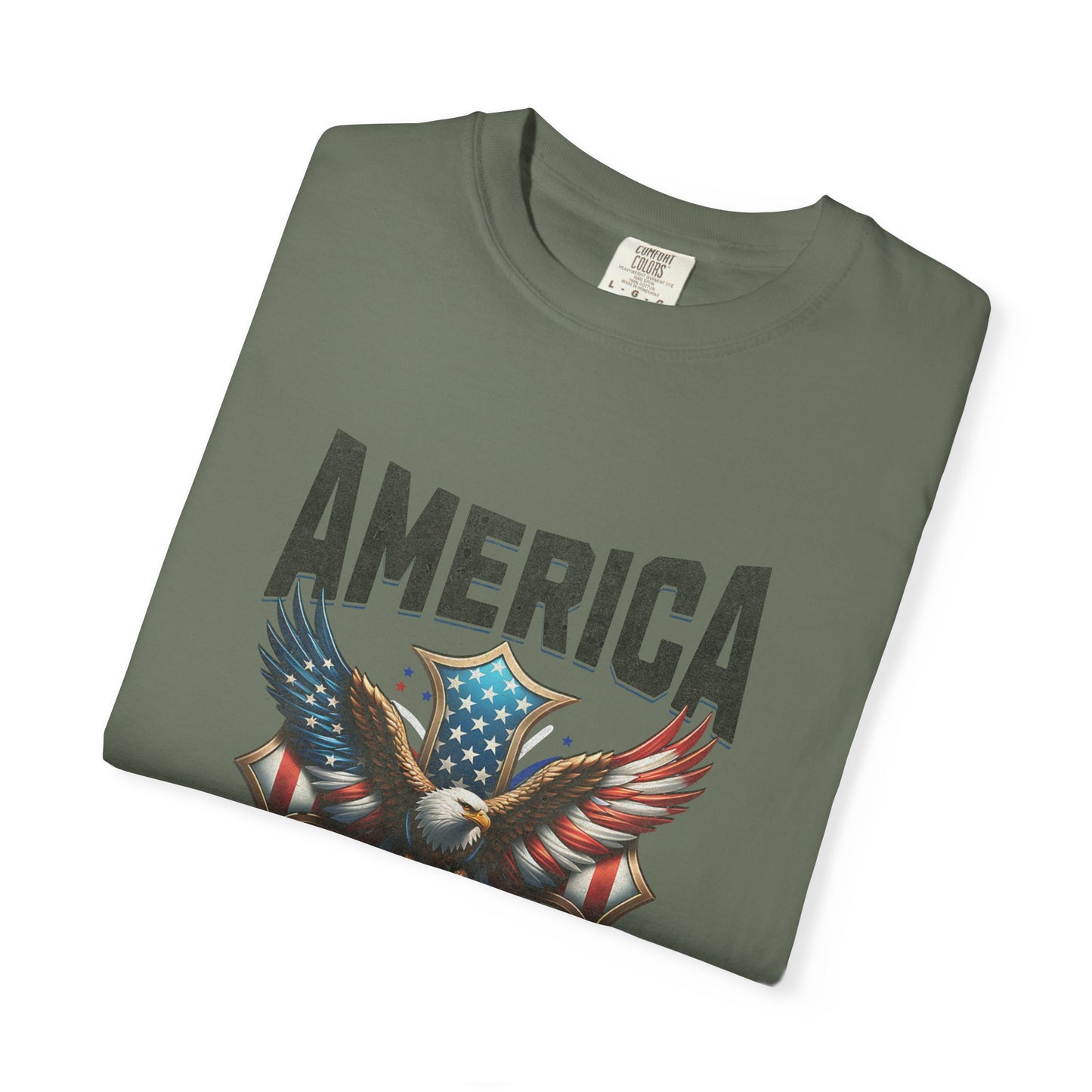 Comfort Colors "Free Indeed" – 4th of July Freedom in Christ Tee (John 8:36)