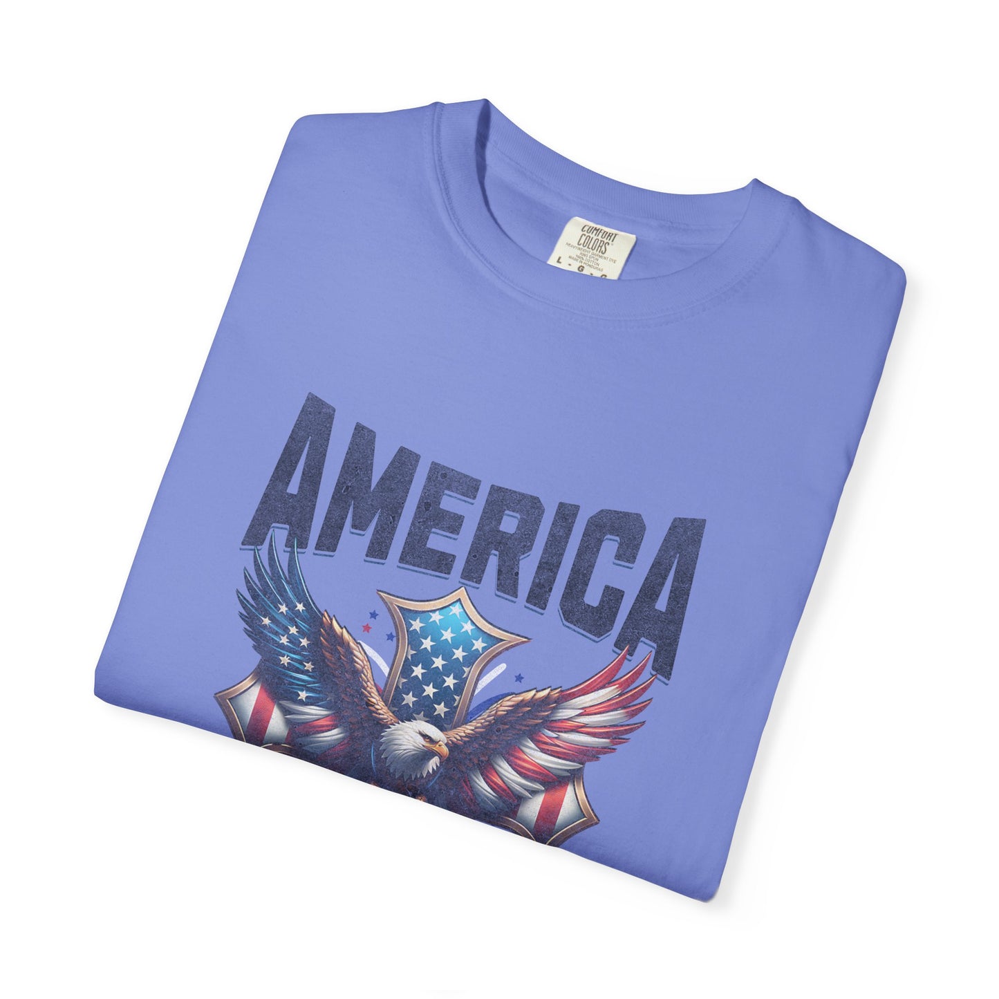 Comfort Colors "Free Indeed" – 4th of July Freedom in Christ Tee (John 8:36)