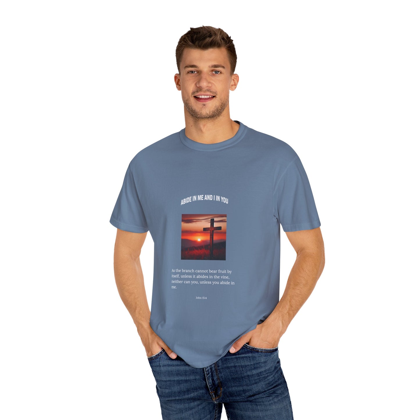"Abide in Me" – John 15:4 Faith Tee