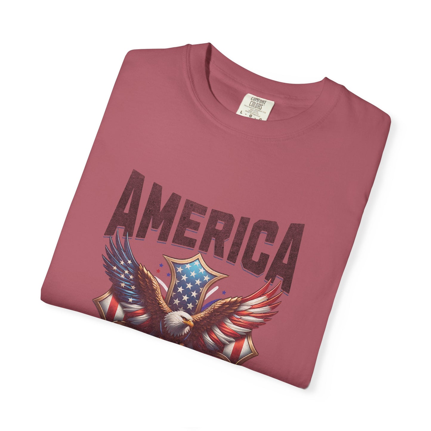 Comfort Colors "Free Indeed" – 4th of July Freedom in Christ Tee (John 8:36)