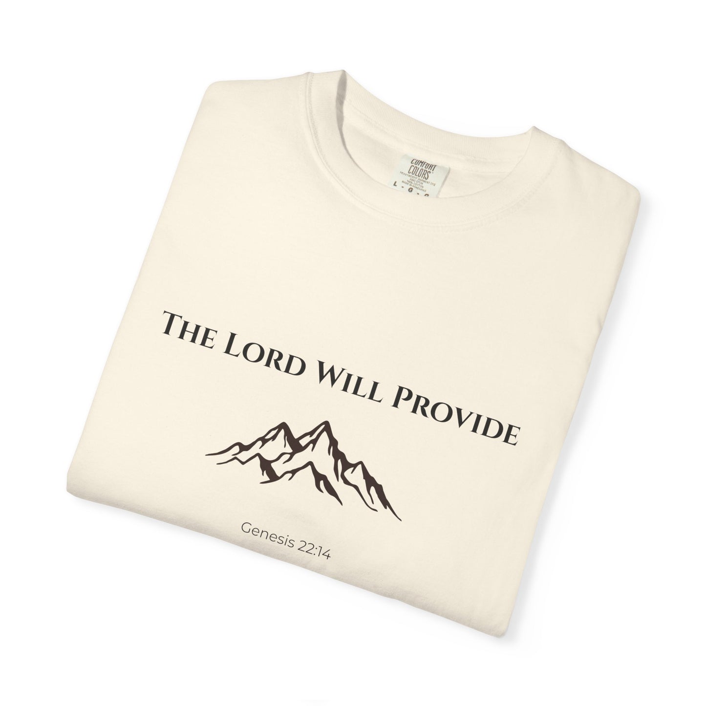 Comfort Colors "The Lord Will Provide" – Genesis 22:14 Graphic T-Shirt