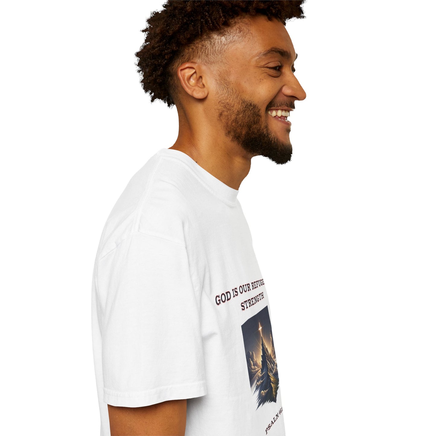 Comfort Colors "God is Our Refuge" Psalm 46:1-2 Graphic T-Shirt