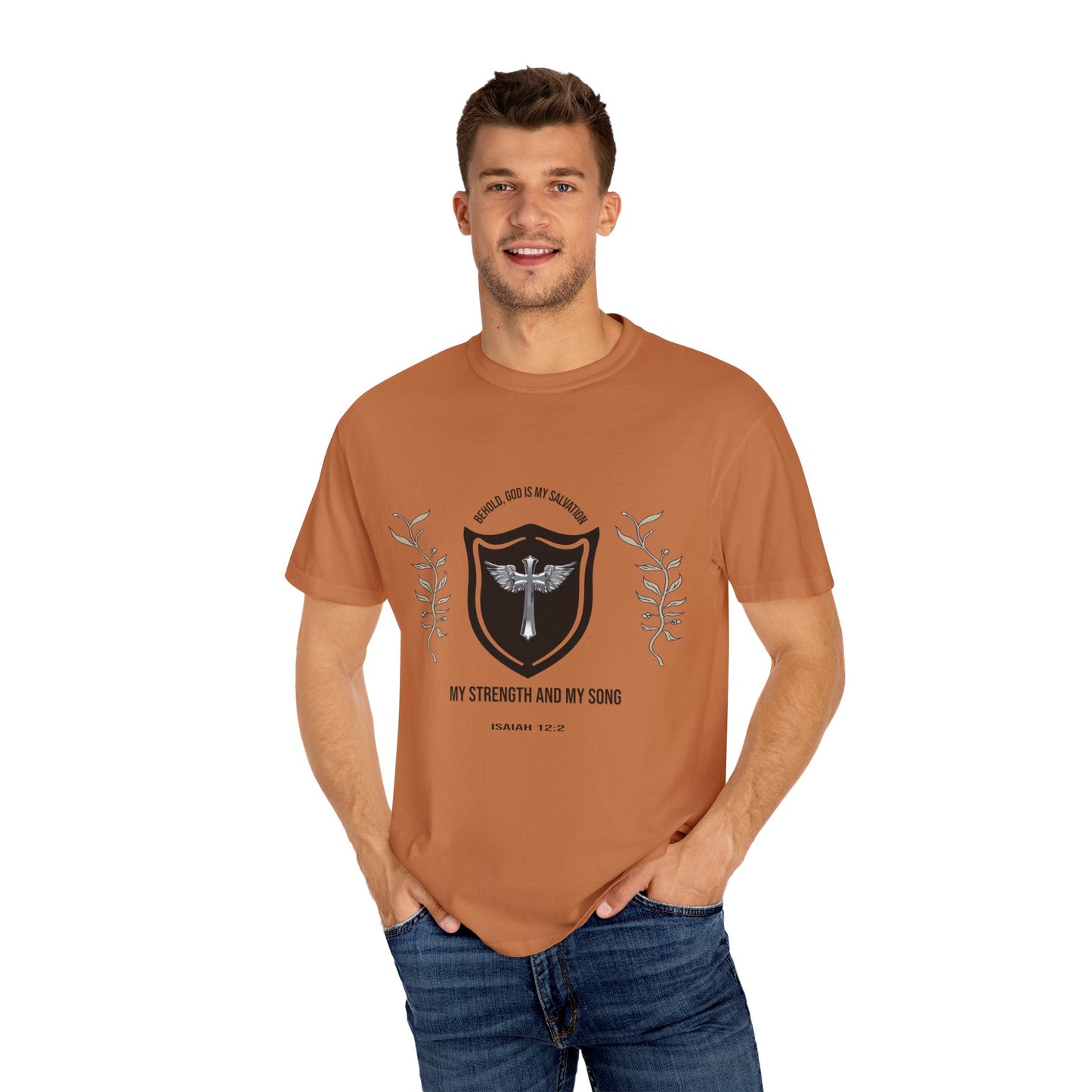 Isaiah 12:2- 'The Lord God is My Strength' Graphic T-Shirt