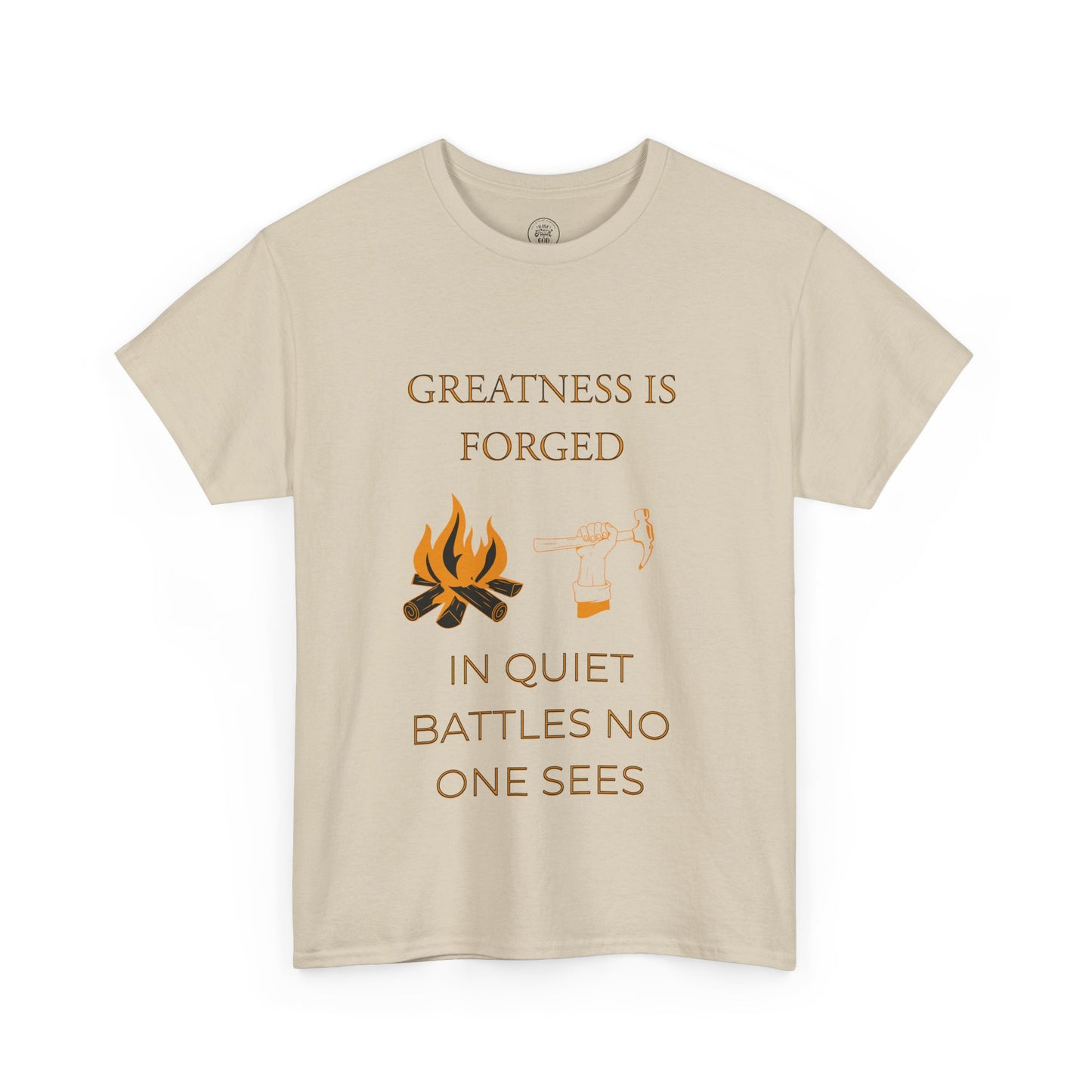 "Quiet Battles" – Strength Through Stillness Graphic T-Shirt