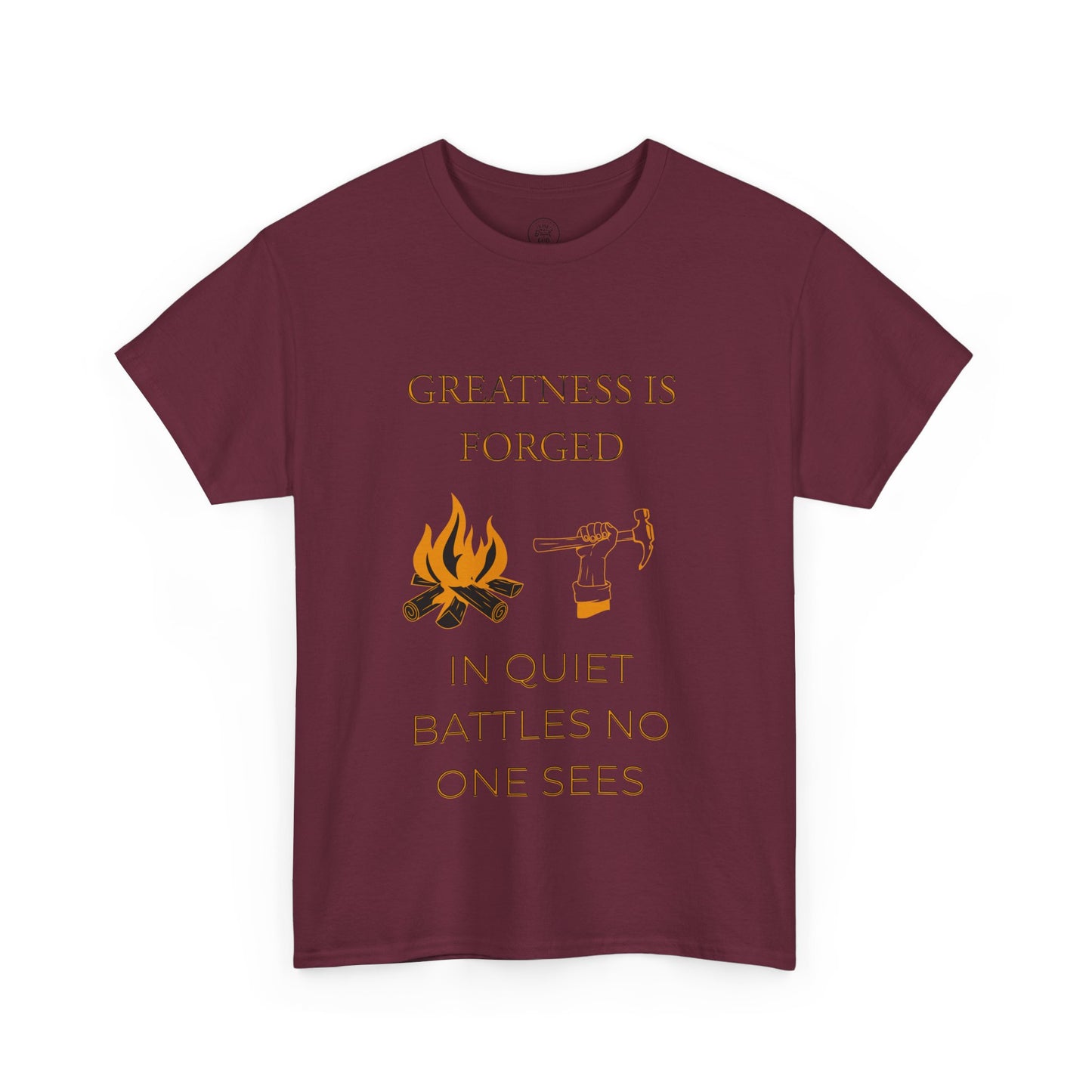 "Quiet Battles" – Strength Through Stillness Graphic T-Shirt