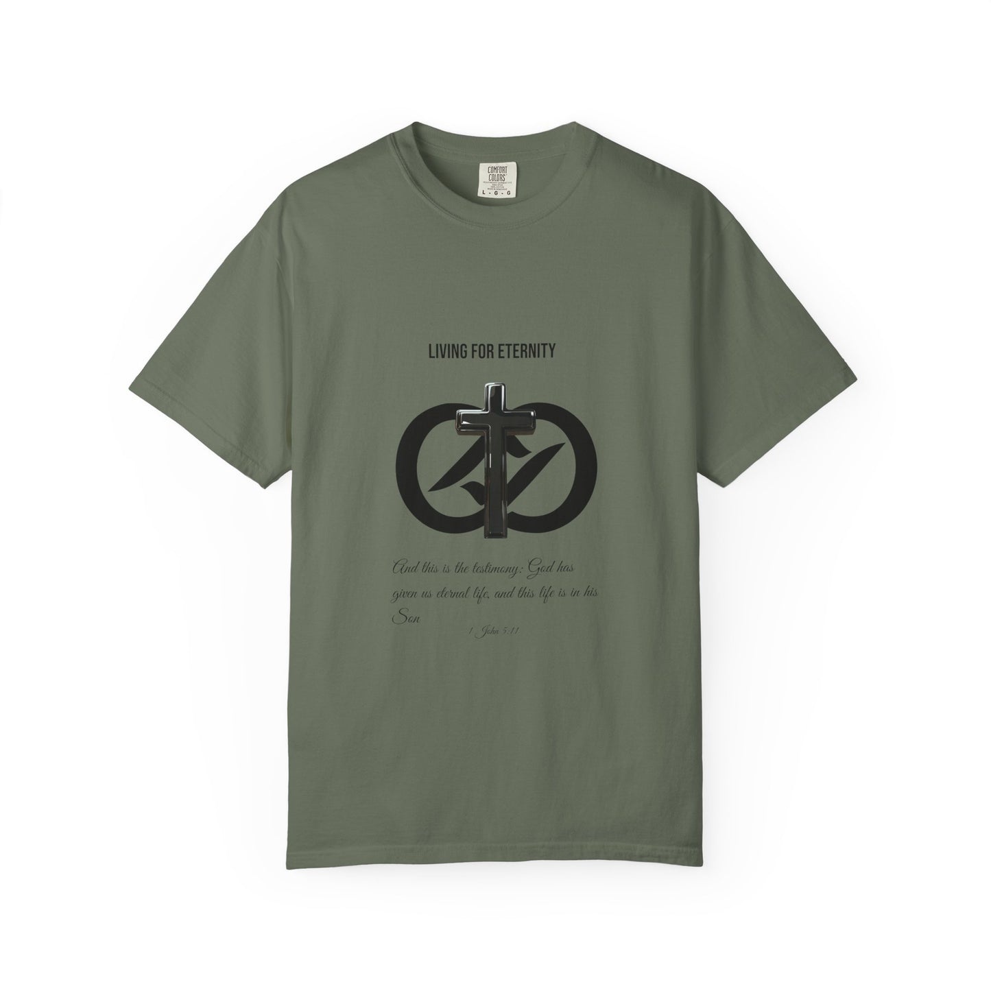 "Eternal Life in His Son" – 1 John 5:11 Graphic T-Shirt