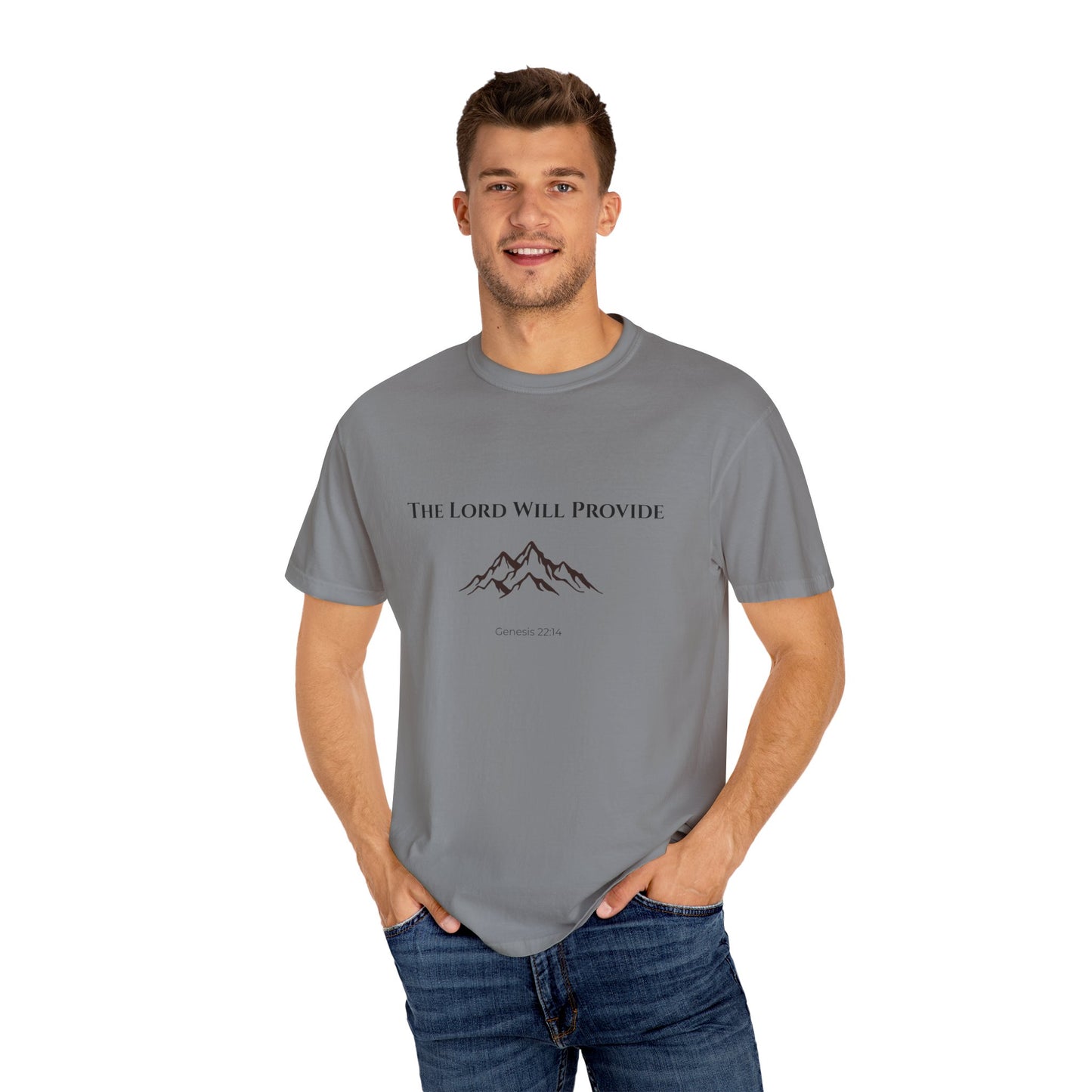 Comfort Colors "The Lord Will Provide" – Genesis 22:14 Graphic T-Shirt