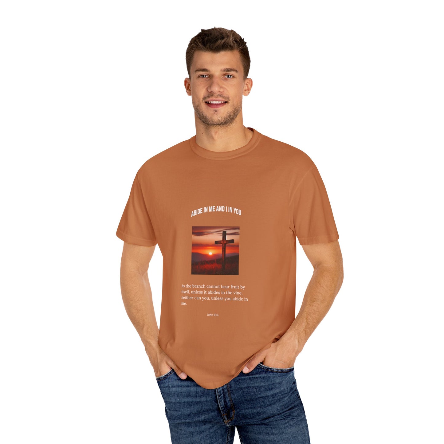 "Abide in Me" – John 15:4 Faith Tee