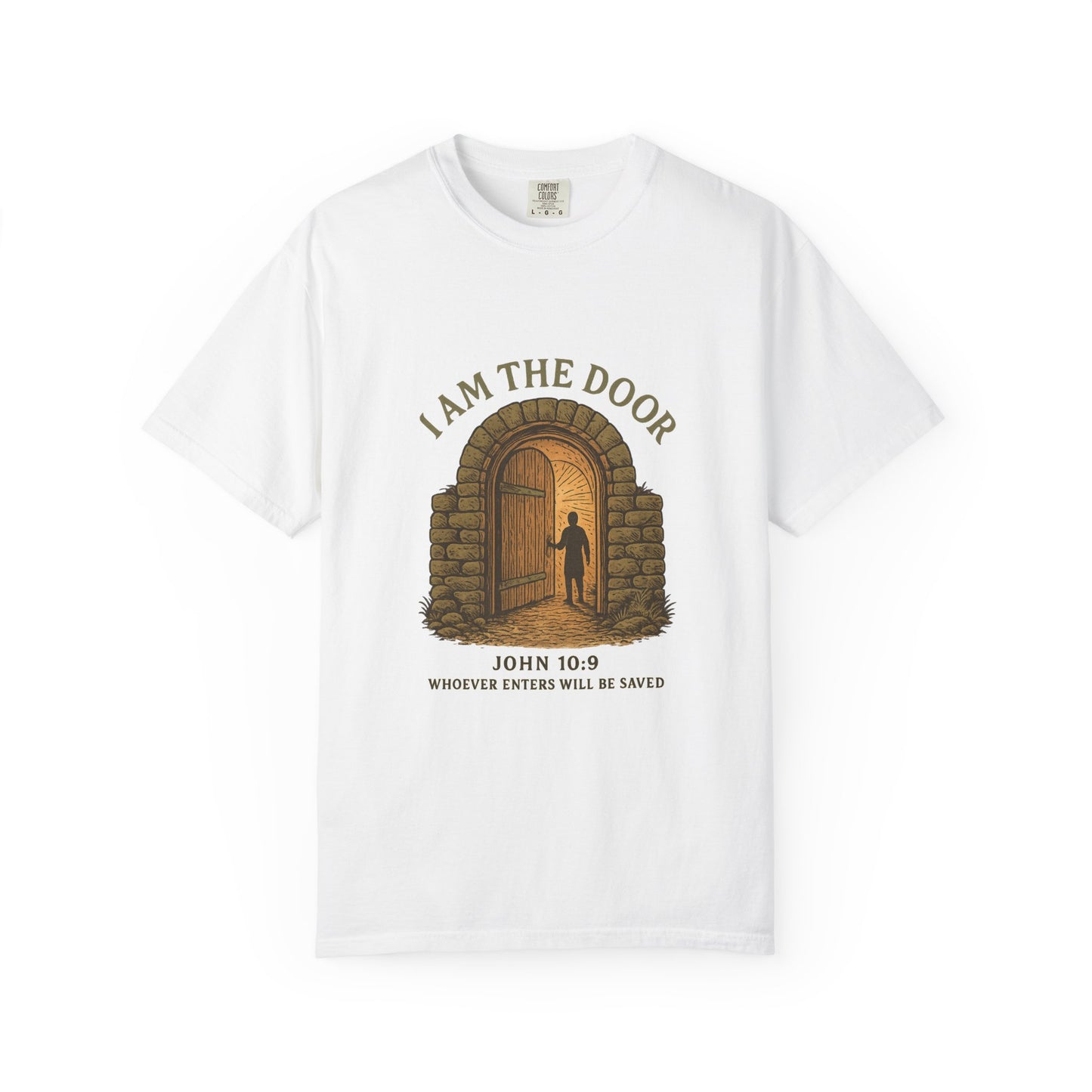 Comfort Colors "I Am the Door – John 10:9 Graphic T-Shirt