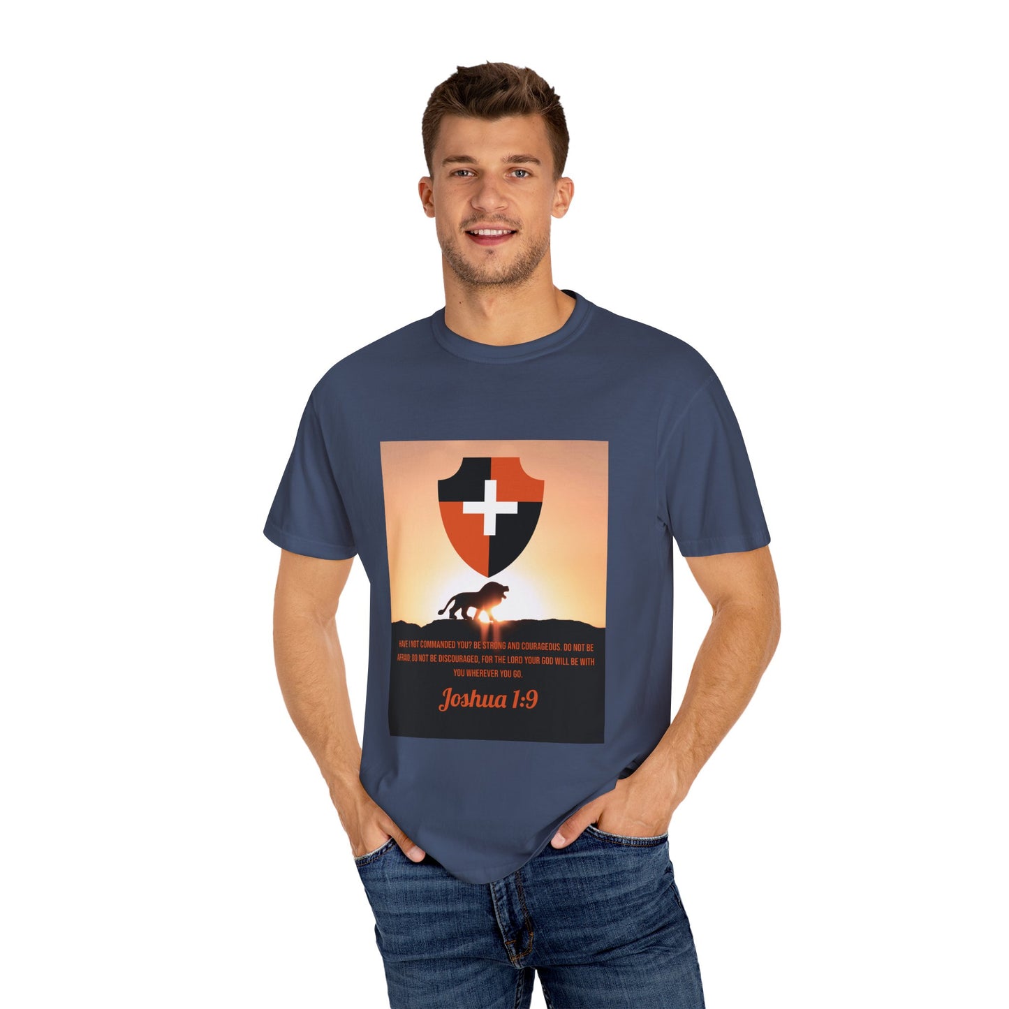 "Be Strong and Courageous" Joshua 1:9 Graphic Tee