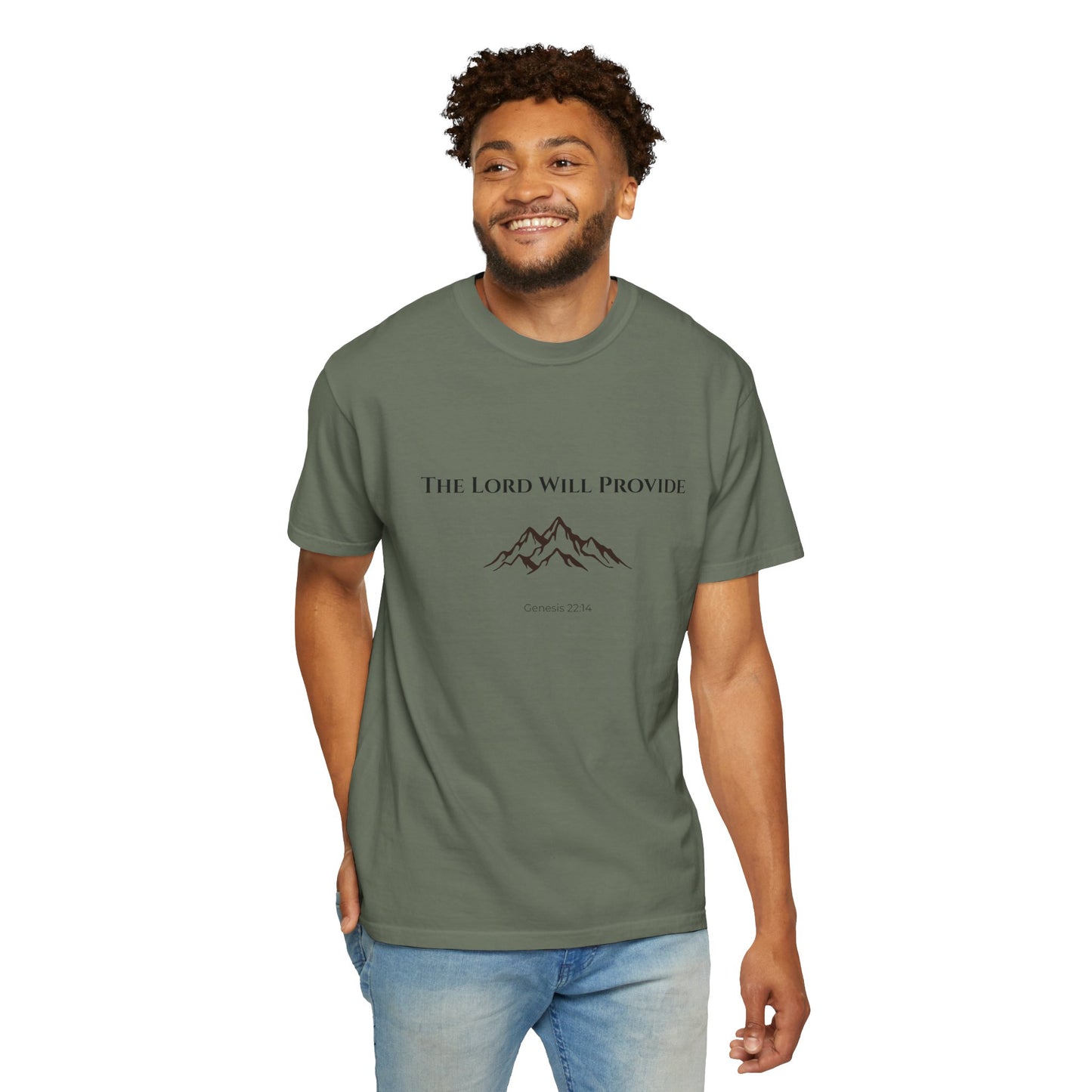 Comfort Colors "The Lord Will Provide" – Genesis 22:14 Graphic T-Shirt