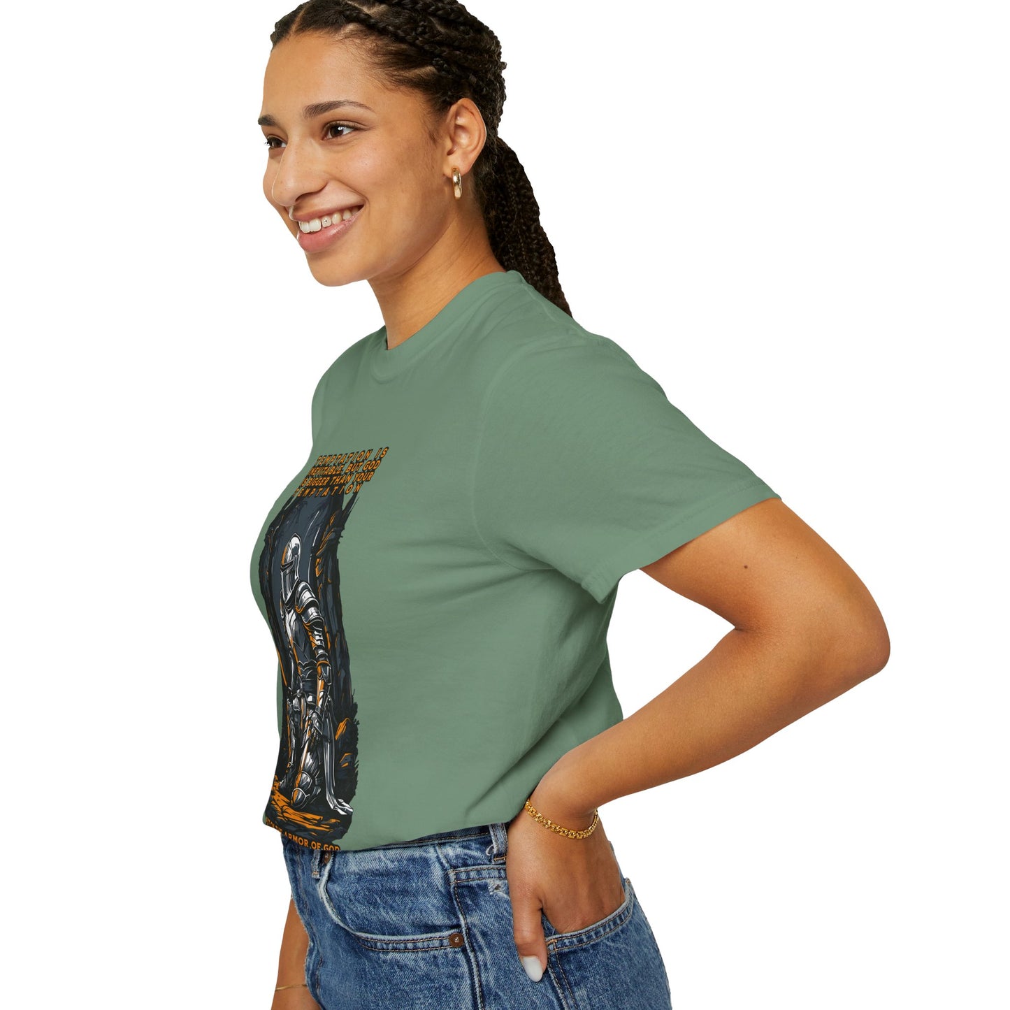 Comfort Colors "Put on the Armor of God" Ephesians 6:11 Inspirational T-Shirt