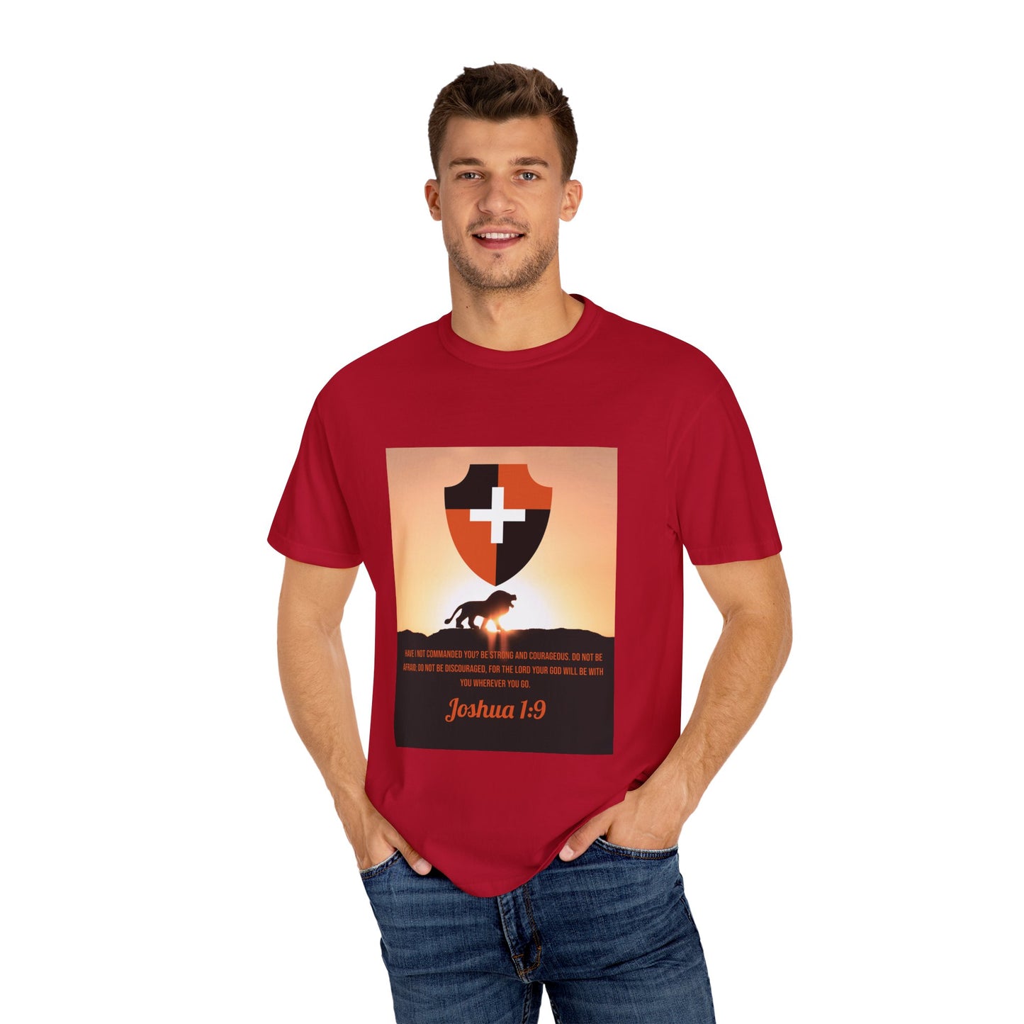 "Be Strong and Courageous" Joshua 1:9 Graphic Tee