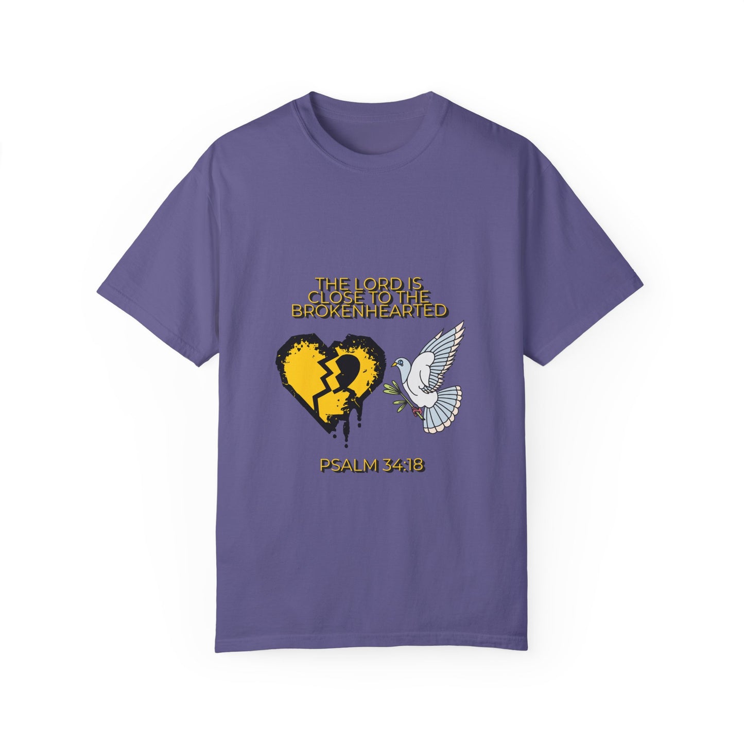 Comfort Colors 'The Lord is Close to the Brokenhearted' Psalm 34:18