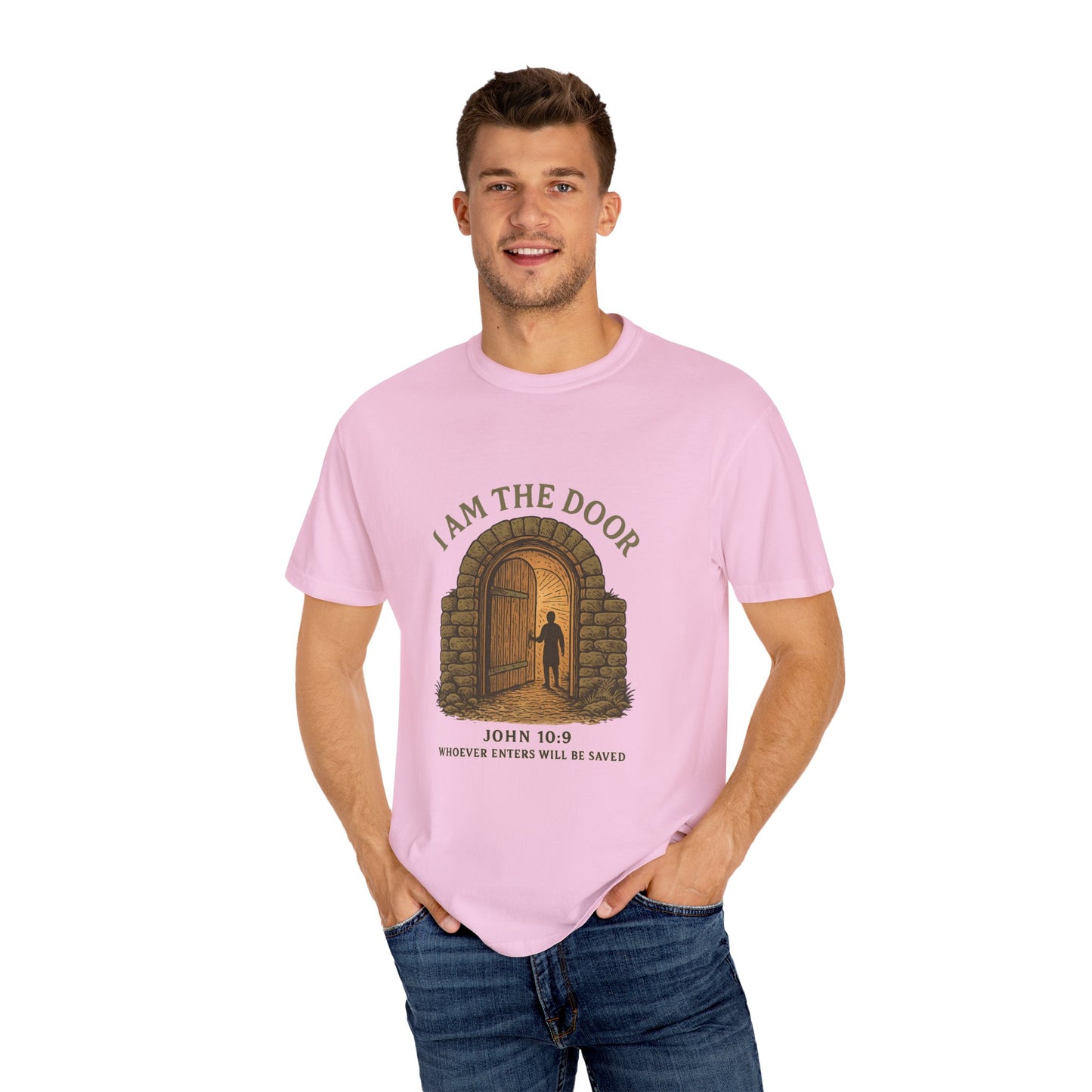 Comfort Colors "I Am the Door – John 10:9 Graphic T-Shirt
