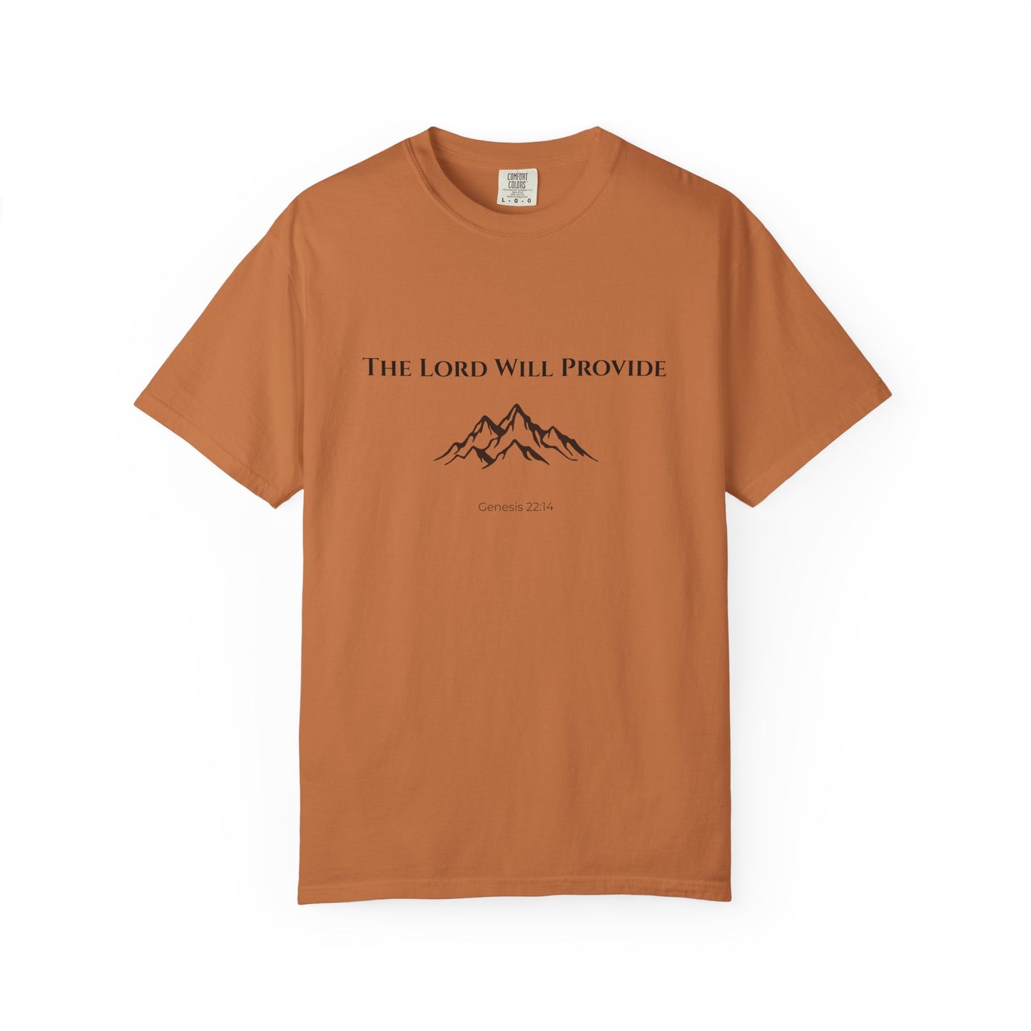 Comfort Colors "The Lord Will Provide" – Genesis 22:14 Graphic T-Shirt