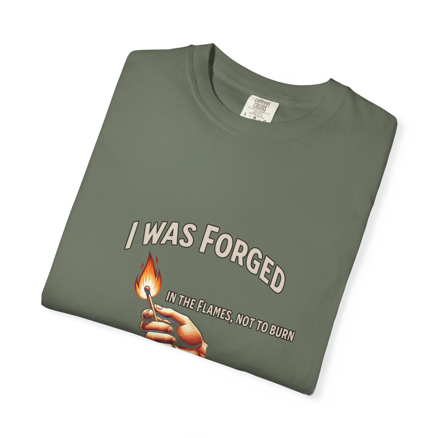 "Forged to Shine" – Fire-Tested Faith T-Shirt