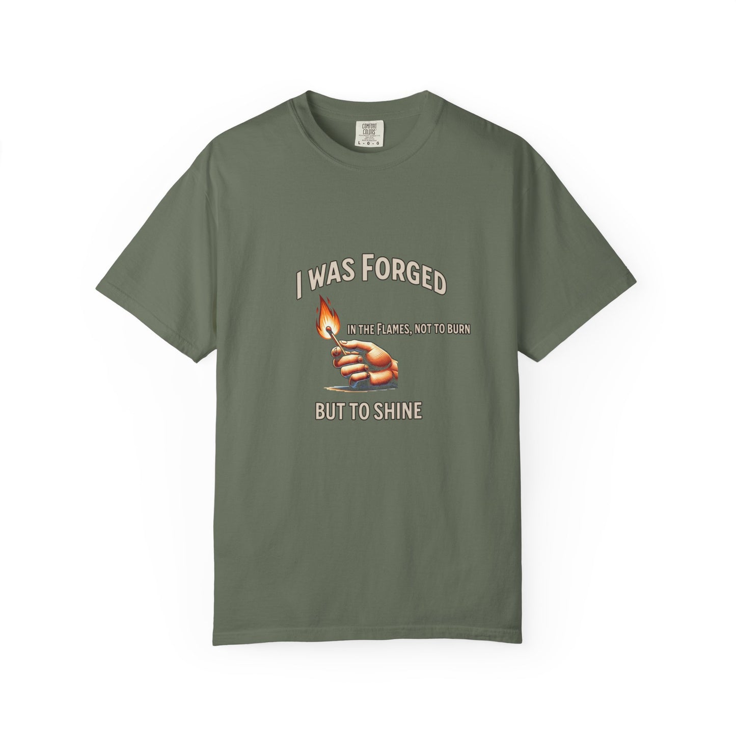 "Forged to Shine" – Fire-Tested Faith T-Shirt