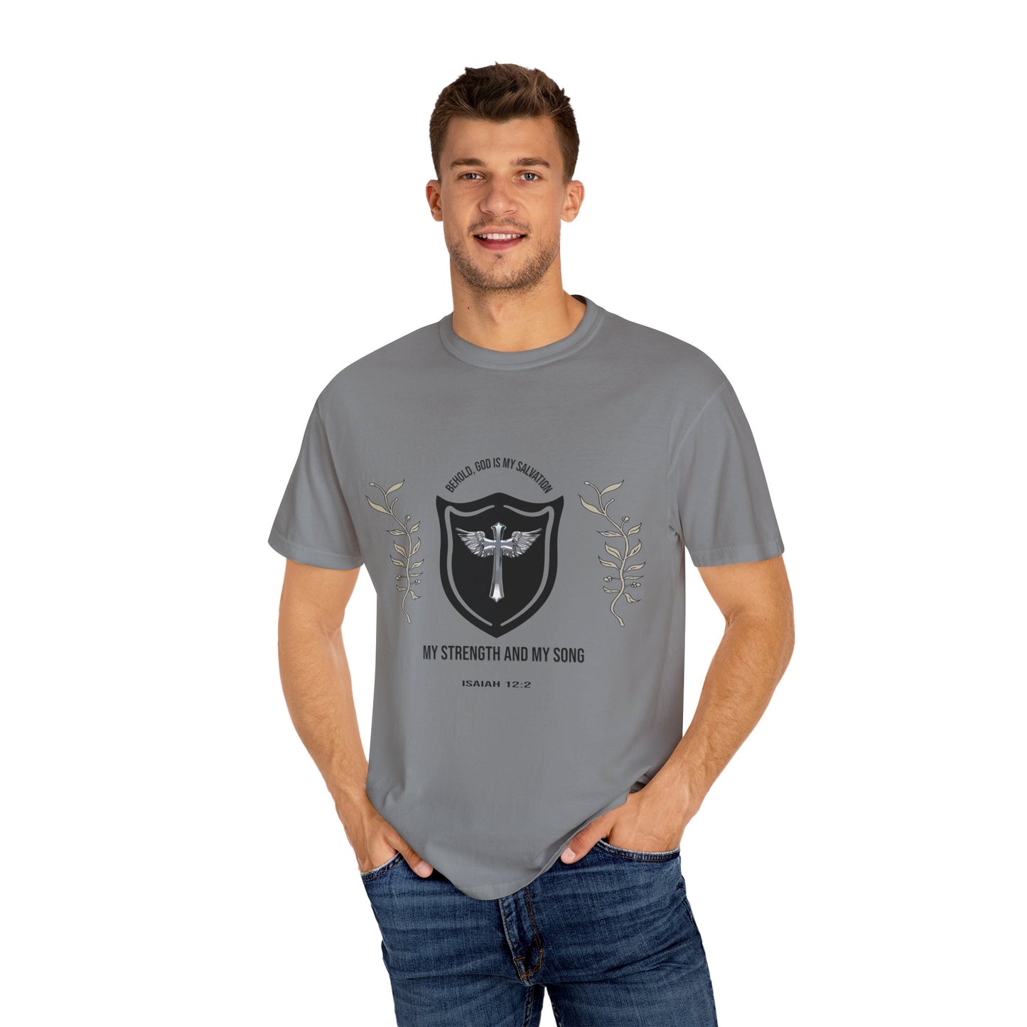 Isaiah 12:2- 'The Lord God is My Strength' Graphic T-Shirt