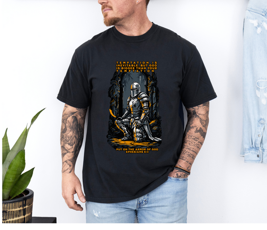 Comfort Colors "Put on the Armor of God" Ephesians 6:11 Inspirational T-Shirt