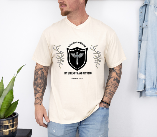 Isaiah 12:2- 'The Lord God is My Strength' Graphic T-Shirt