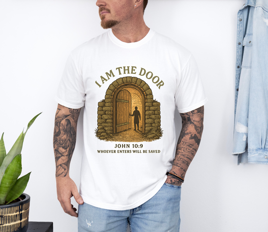 Comfort Colors "I Am the Door – John 10:9 Graphic T-Shirt