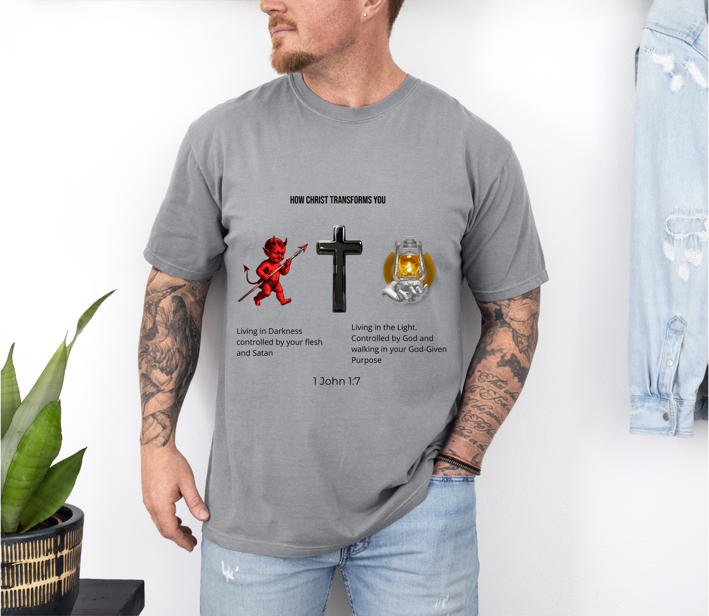 "How Christ Transforms You" - Graphic T-Shirt.