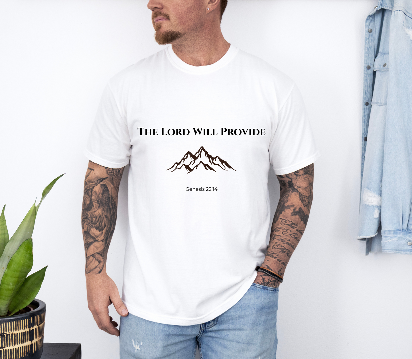 Comfort Colors "The Lord Will Provide" – Genesis 22:14 Graphic T-Shirt