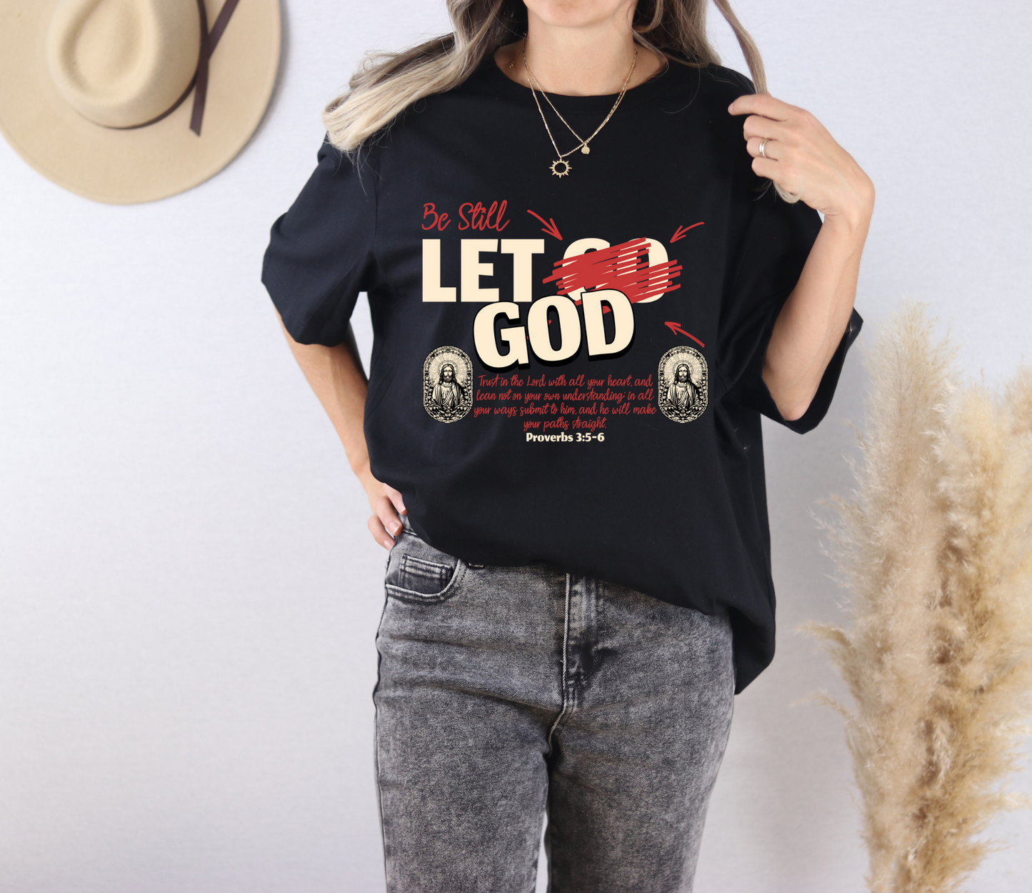 Bella Canvas 3001 "Proverbs 3:5-6" T-Shirt – Trust in the Lord
